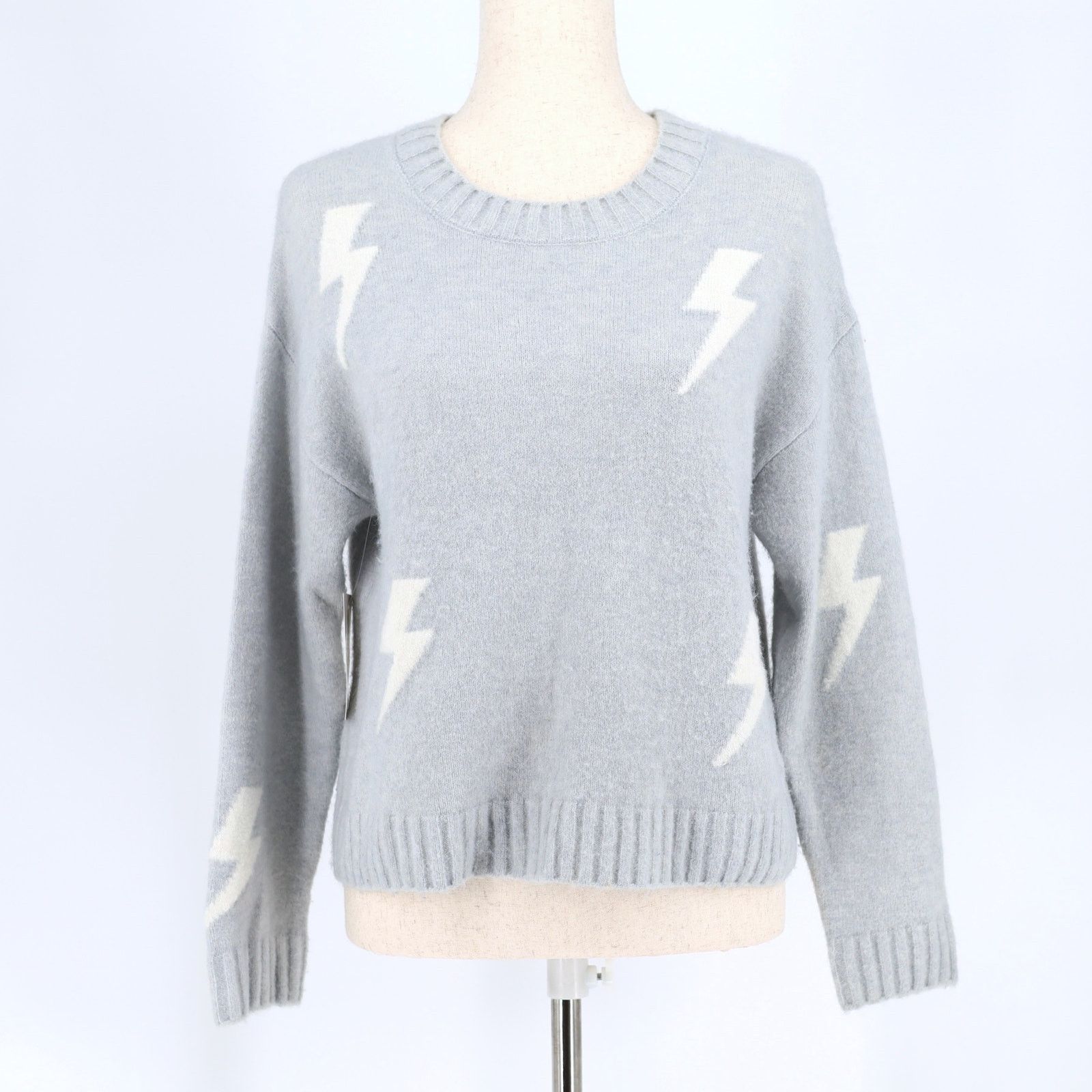 Rails Rails Women Grey Knit Perci Relaxed Crewneck Sweater Size S Size S / US 4 / IT 40 - 3 Thumbnail
