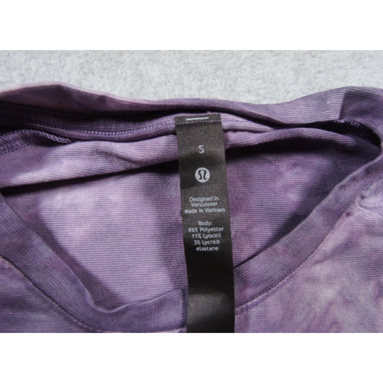 Lululemon Lululemon Shirt Mens Small Purple Agile Activewear Workout Gym Training Dye Size US S / EU 44-46 / 1 - 6 Thumbnail