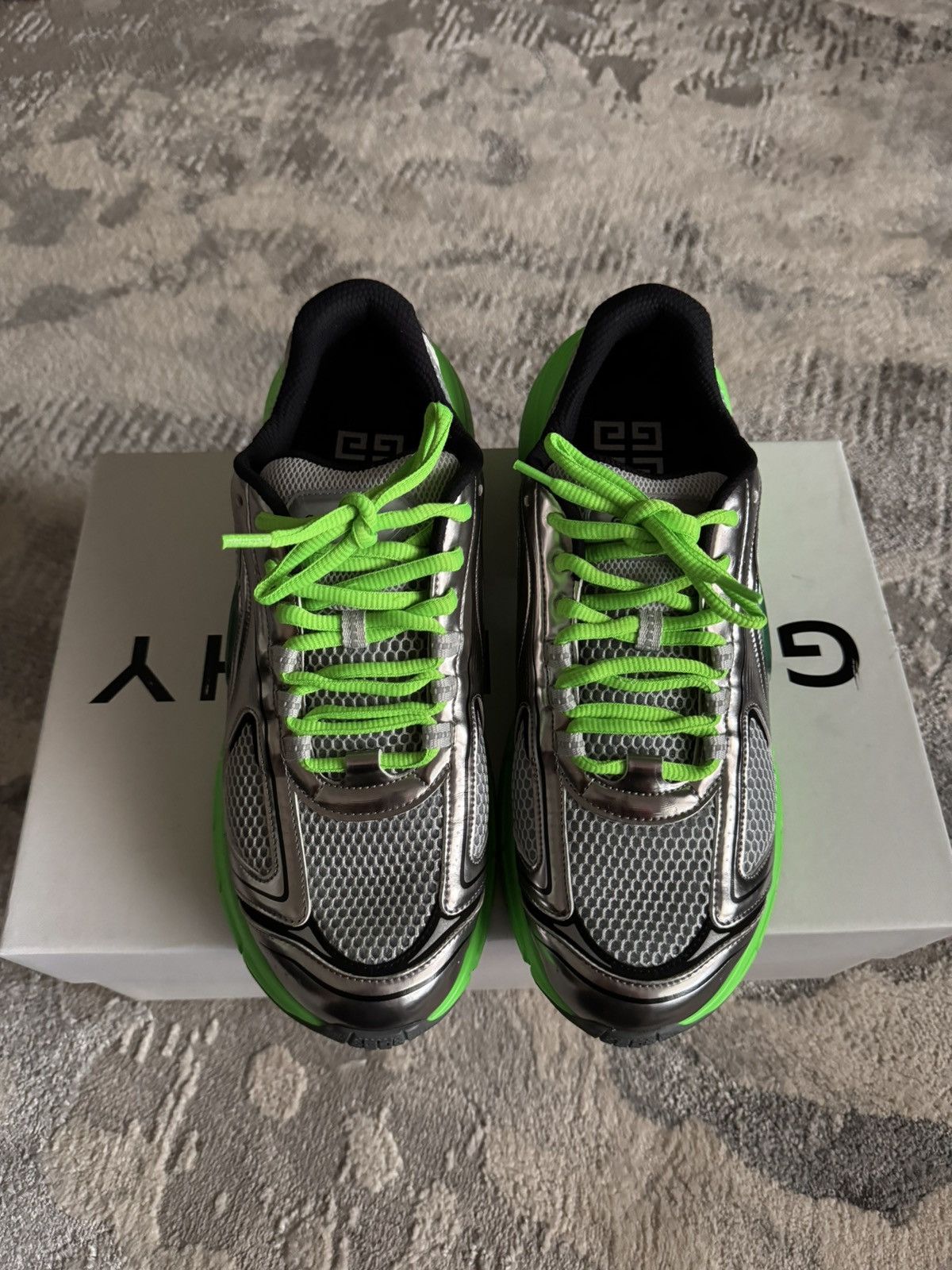 Givenchy Givenchy TK-MX Runner Green/Silver Sneaker Size US 9 / EU 42 - 2 Thumbnail