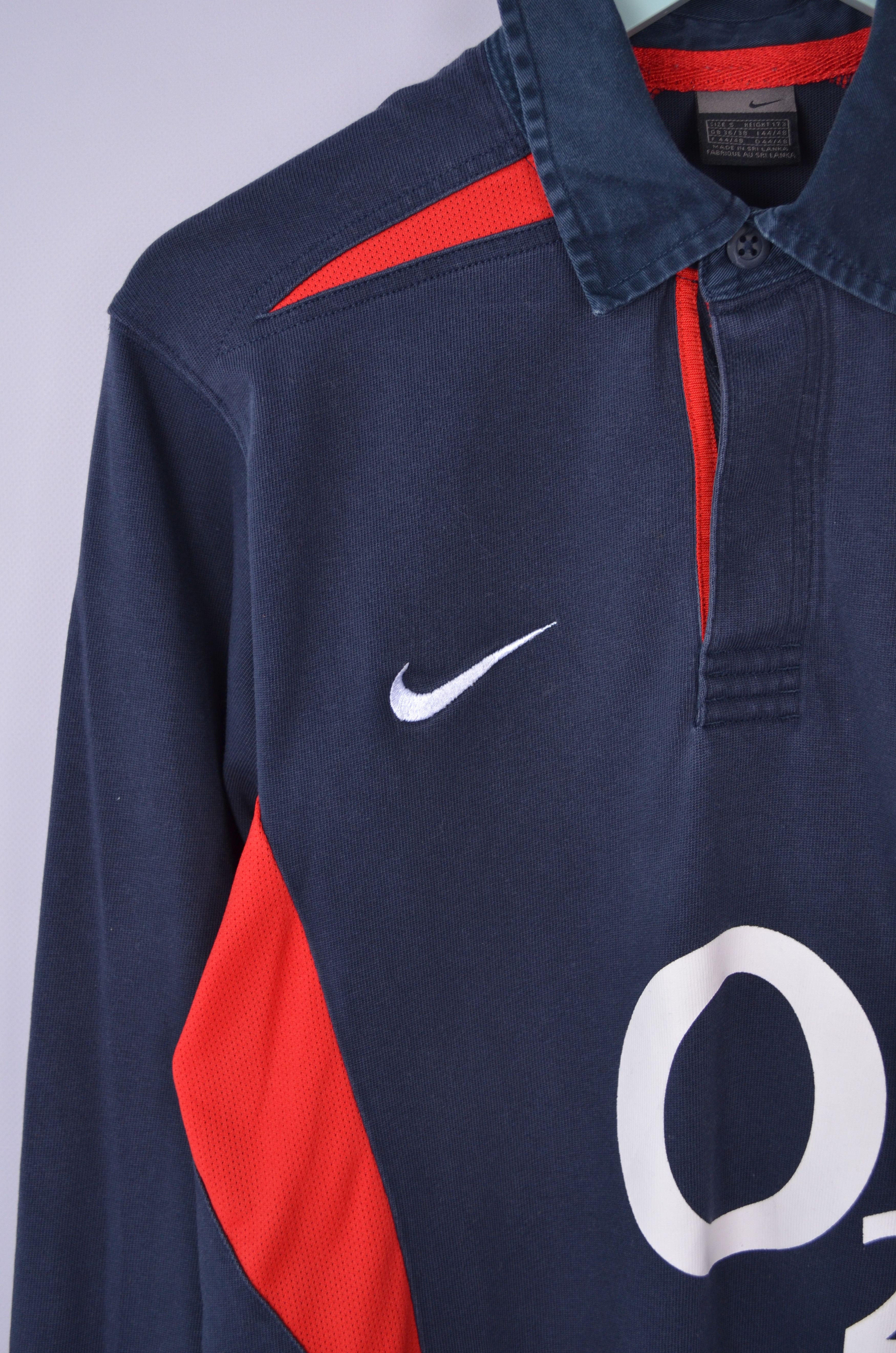 Nike × Vintage Nike England Team 2000s World Cup Rugby Shirt L/S Jersey S Size US S / EU 44-46 / 1 - 4 Thumbnail