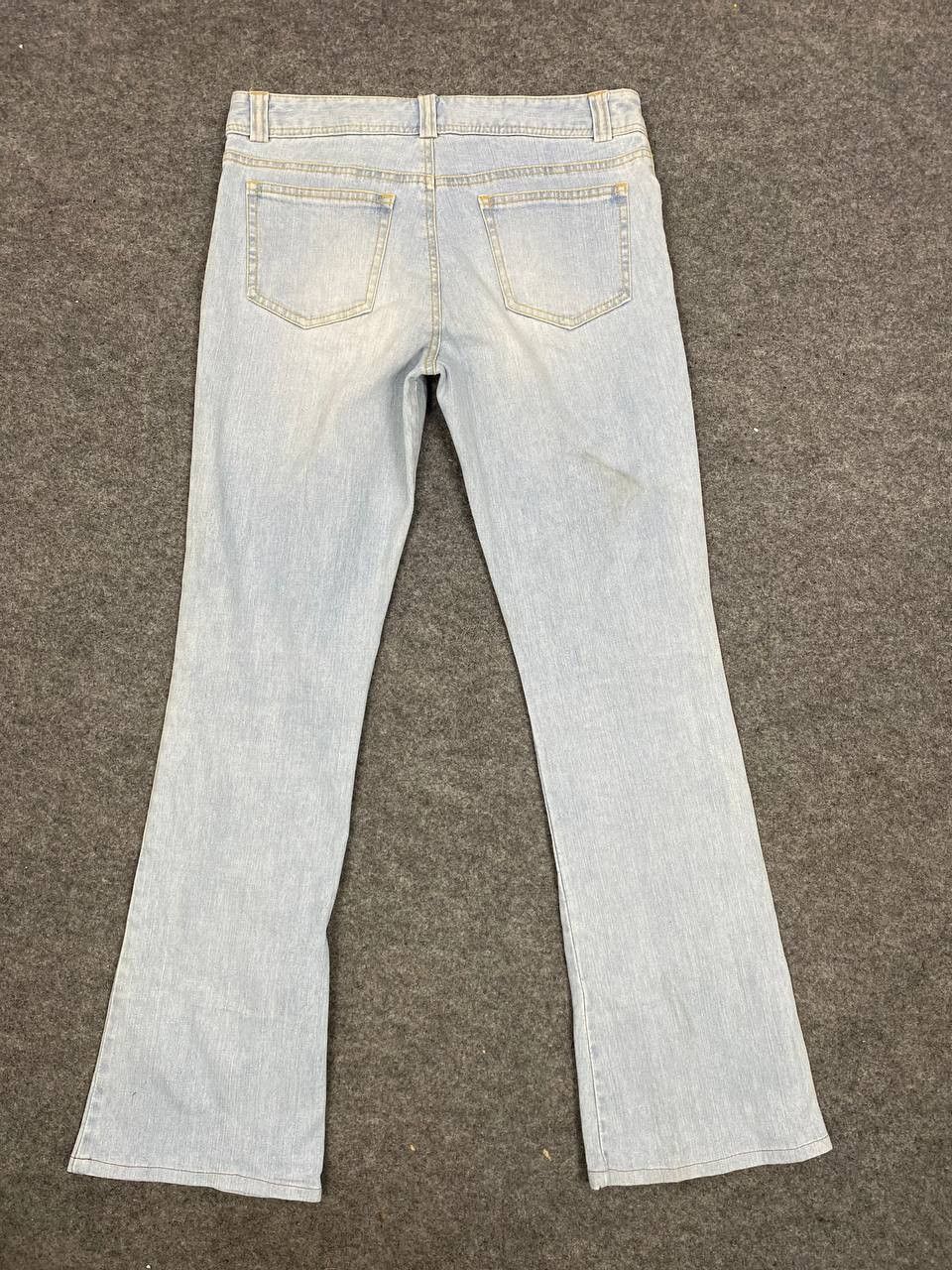 Japanese Brand vintage japanese brands lightwash bootcut flare denim Size 31" - 1 Thumbnail