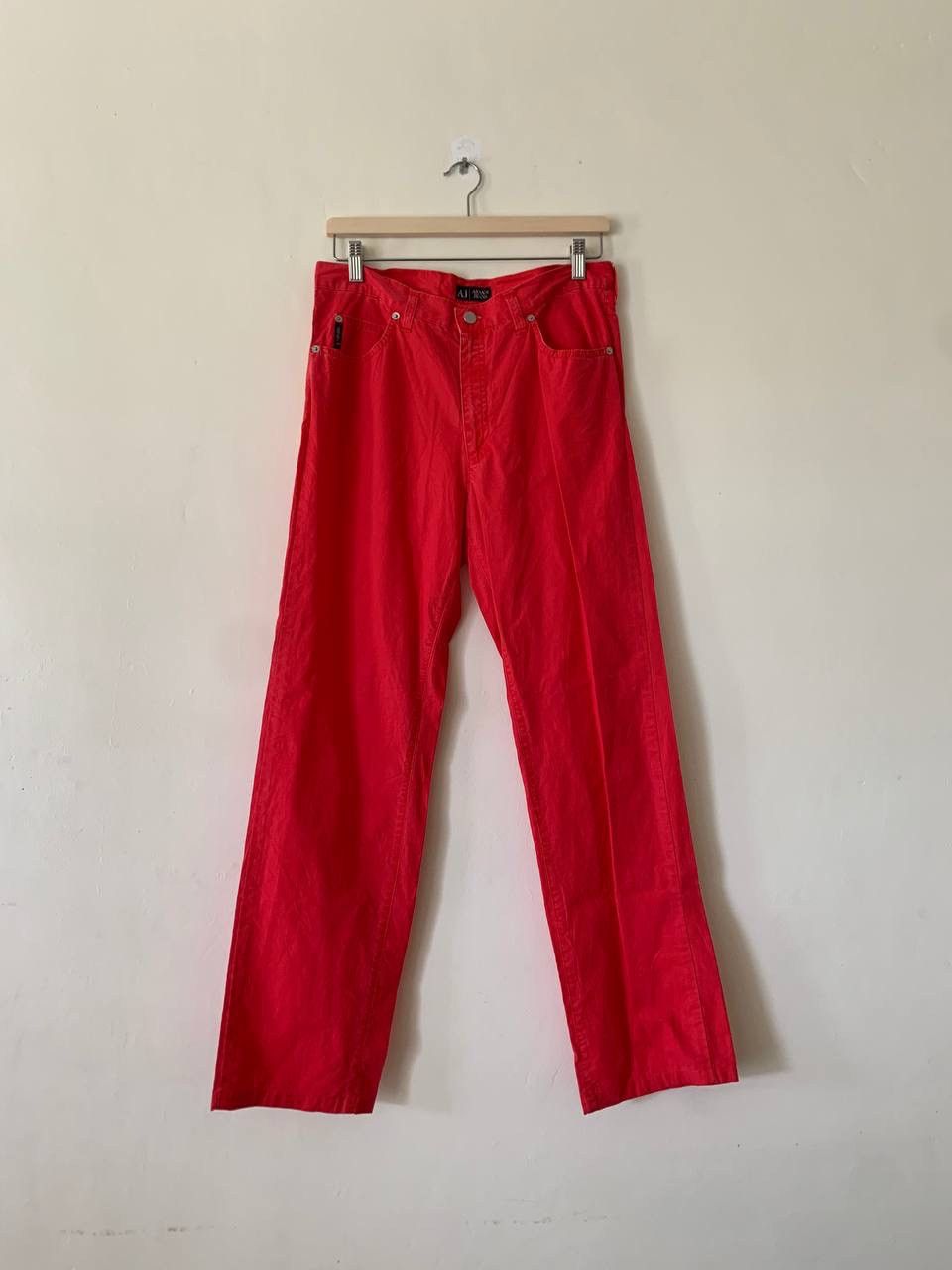 image of Archival Clothing x Armani Vintage Armani Jeans in Red, Men's (Size 30)