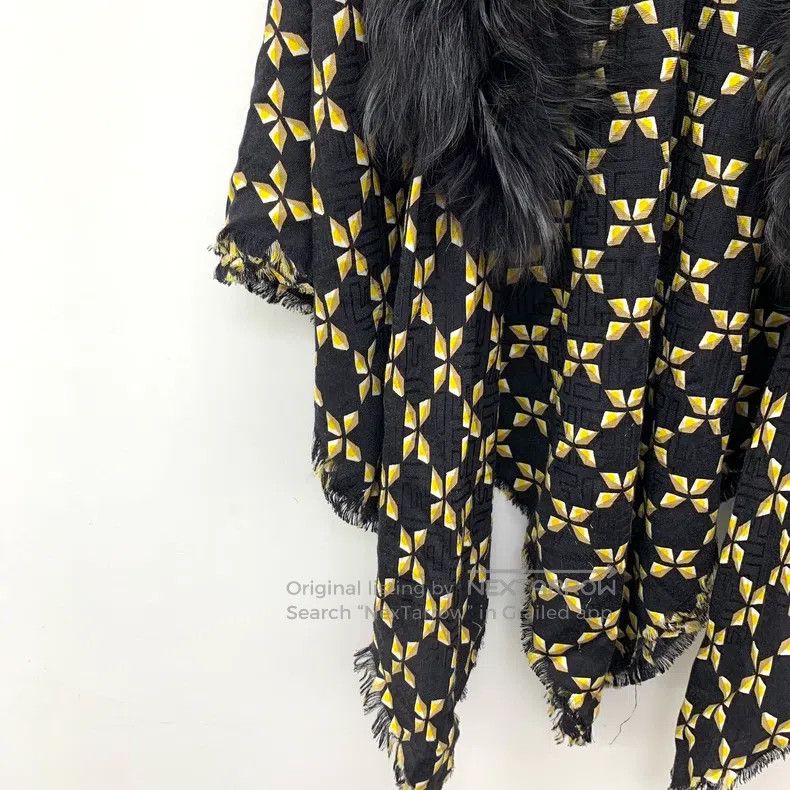 Other Fendi Colorblock Geometric Pattern Printed Silk Shawl Jack Size M / US 6-8 / IT 42-44 - 4 Thumbnail