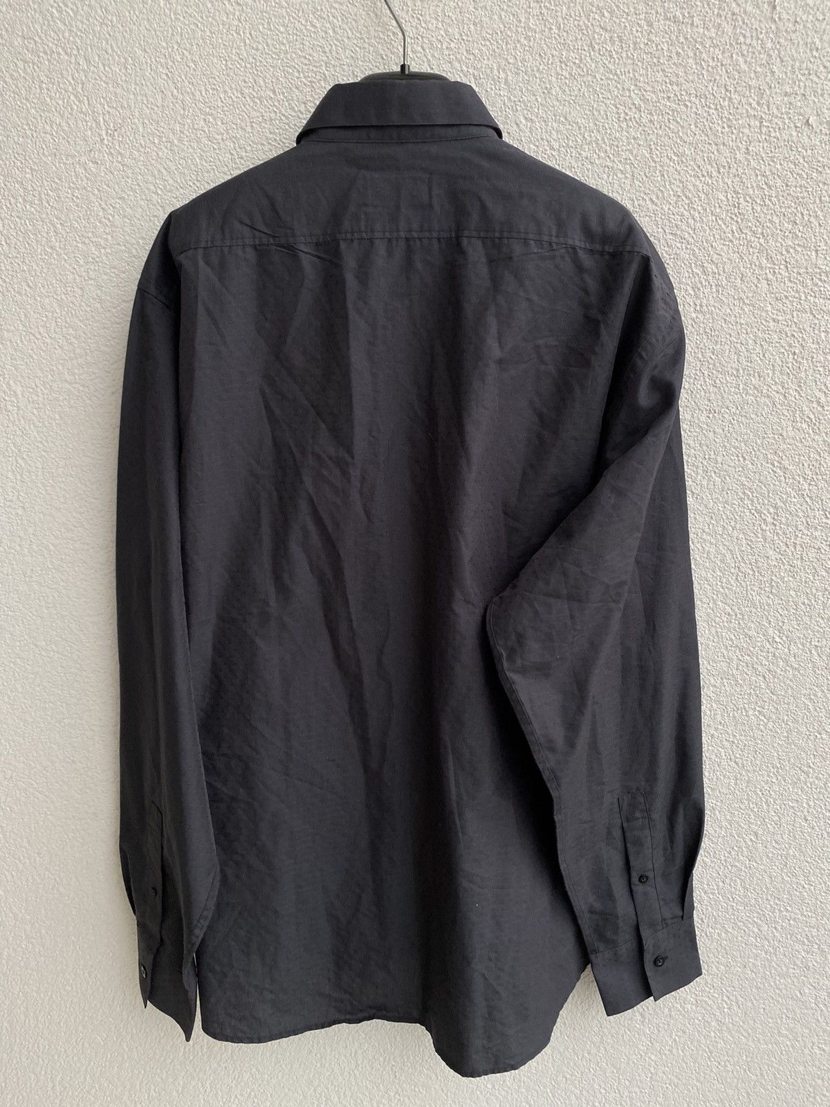 Vintage × Yves Saint Laurent YSL Shirt Dark Grey Cotton Size US XL / EU 56 / 4 - 11 Thumbnail