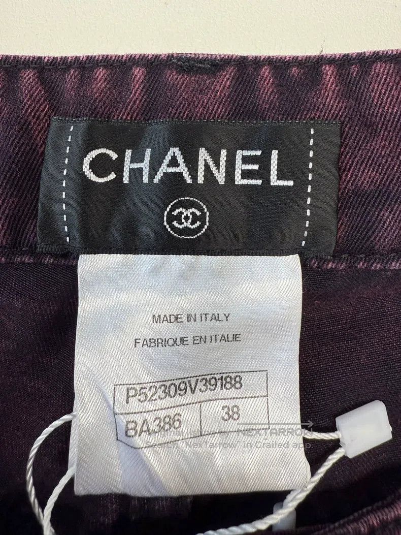 Chanel Chanel Purple-red jeans Size 25" / US 0 / IT 36 - 3 Thumbnail
