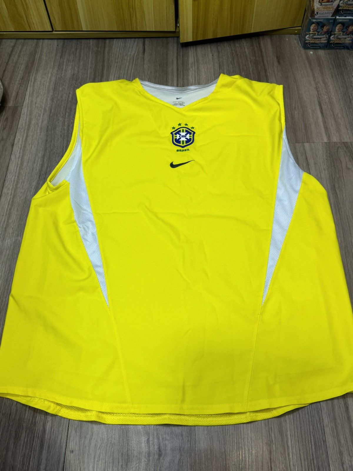 Nike Brazil 02/03 player issue training vest Size US L / EU 52-54 / 3 - 1 Thumbnail