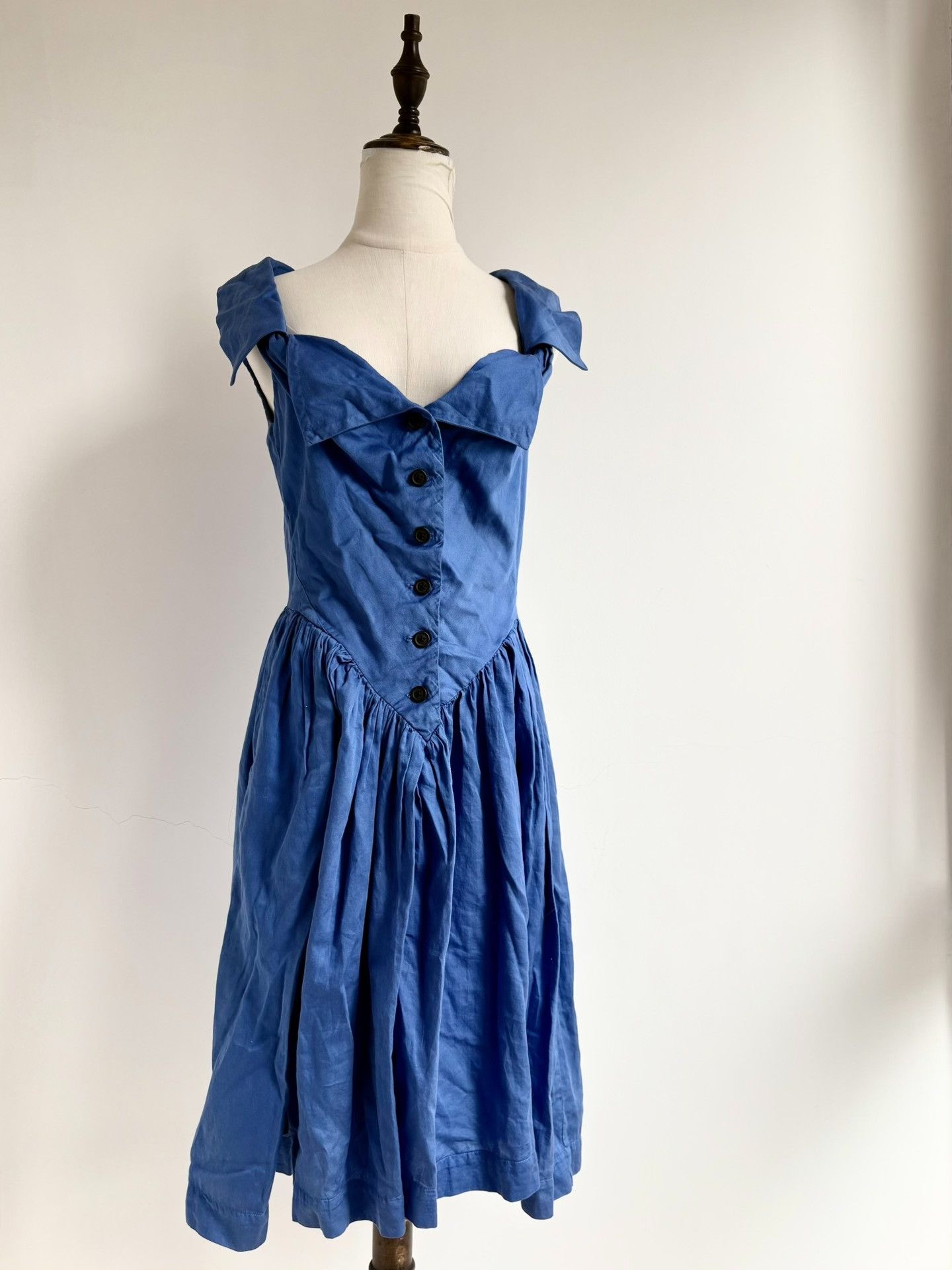 Vivienne Westwood Vivienne Westwood Blue Corset Dress Size M / US 6-8 / IT 42-44 - 1 Thumbnail