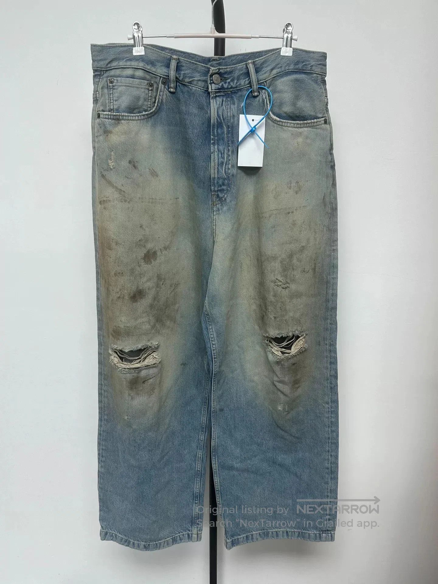 Acne Studios acne studios blue straight leg denim pants. Size US 32 / EU 48 - 1 Thumbnail