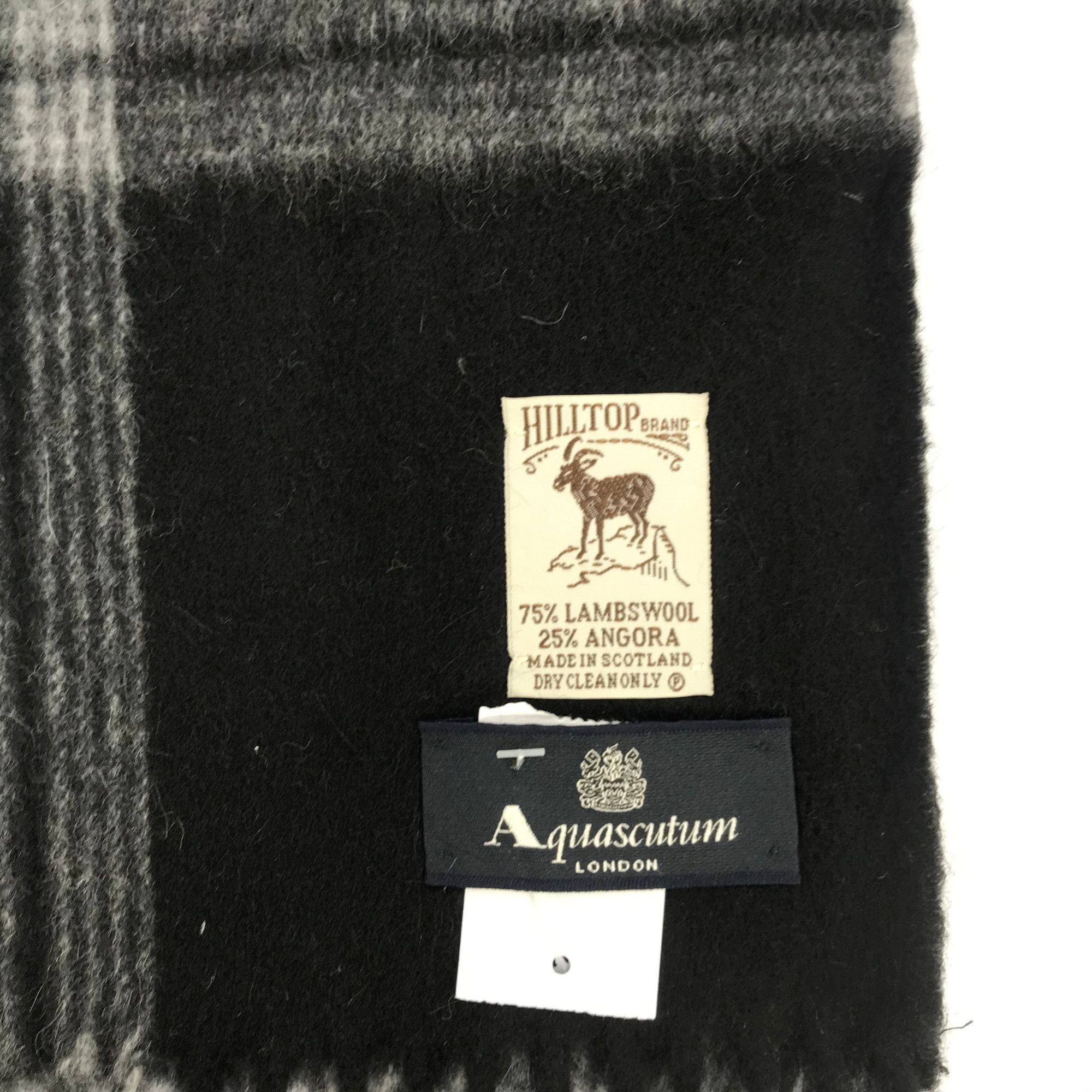 Aquascutum Vintage Aquascutum Scarf Wool Cashmere Scarves Size ONE SIZE - 4 Thumbnail