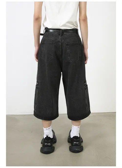 Japanese Brand Street Retro Loose Washed Cargo Denim Megumi x Shii Size US 32 / EU 48 - 6 Thumbnail