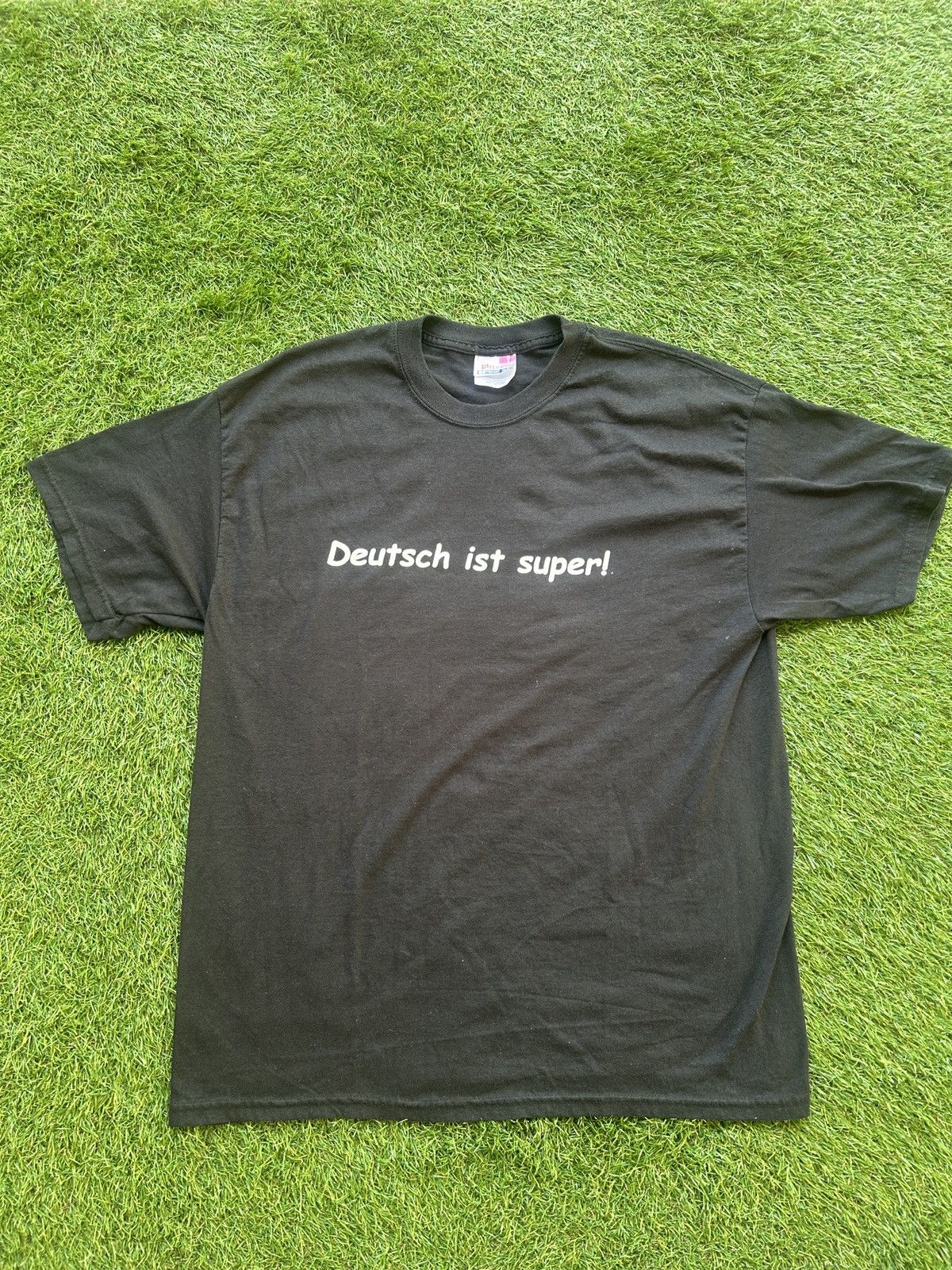 Vintage Vintage 90’s German T Shirt Size US L / EU 52-54 / 3 - 2 Thumbnail