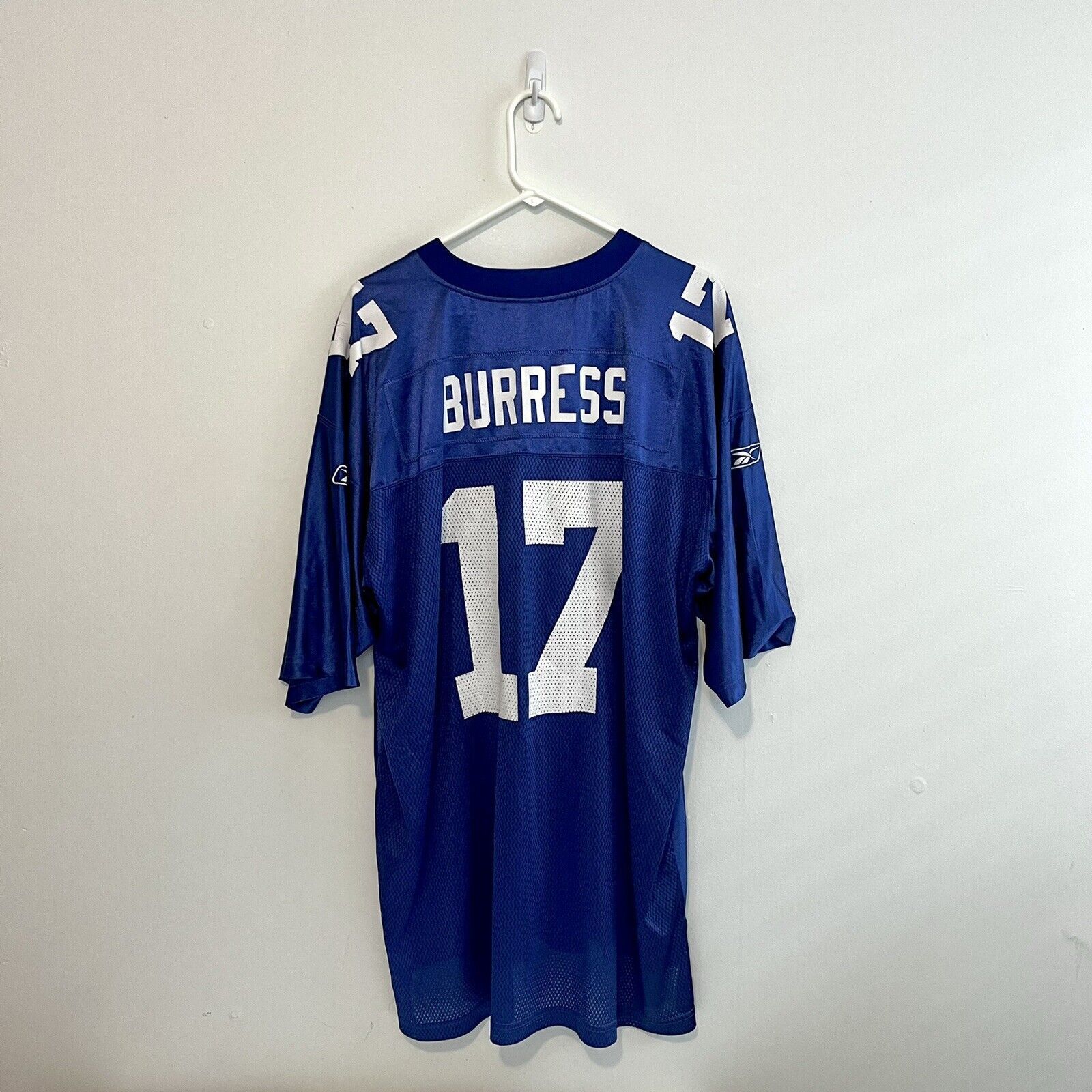 Reebok 2000s Reebok #17 Plaxico Burress NY Giants Y2K Sz 2XL Size US XXL / EU 58 / 5 - 1 Thumbnail