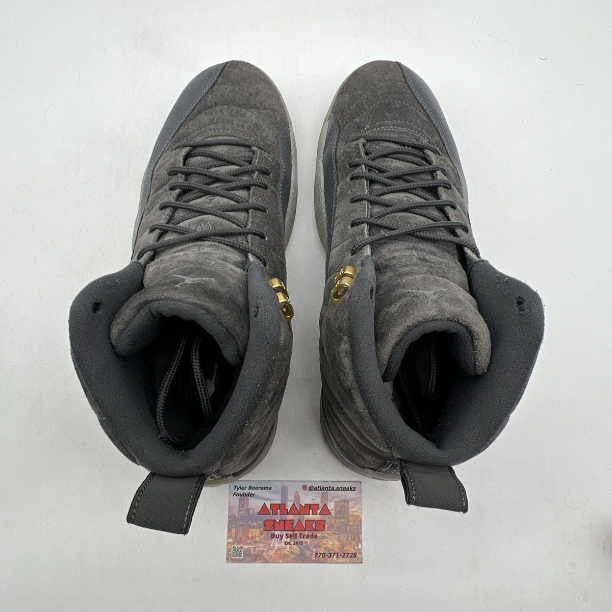 Jordan Brand Air Jordan 12 dark grey Size US 8 / EU 41 - 6 Thumbnail