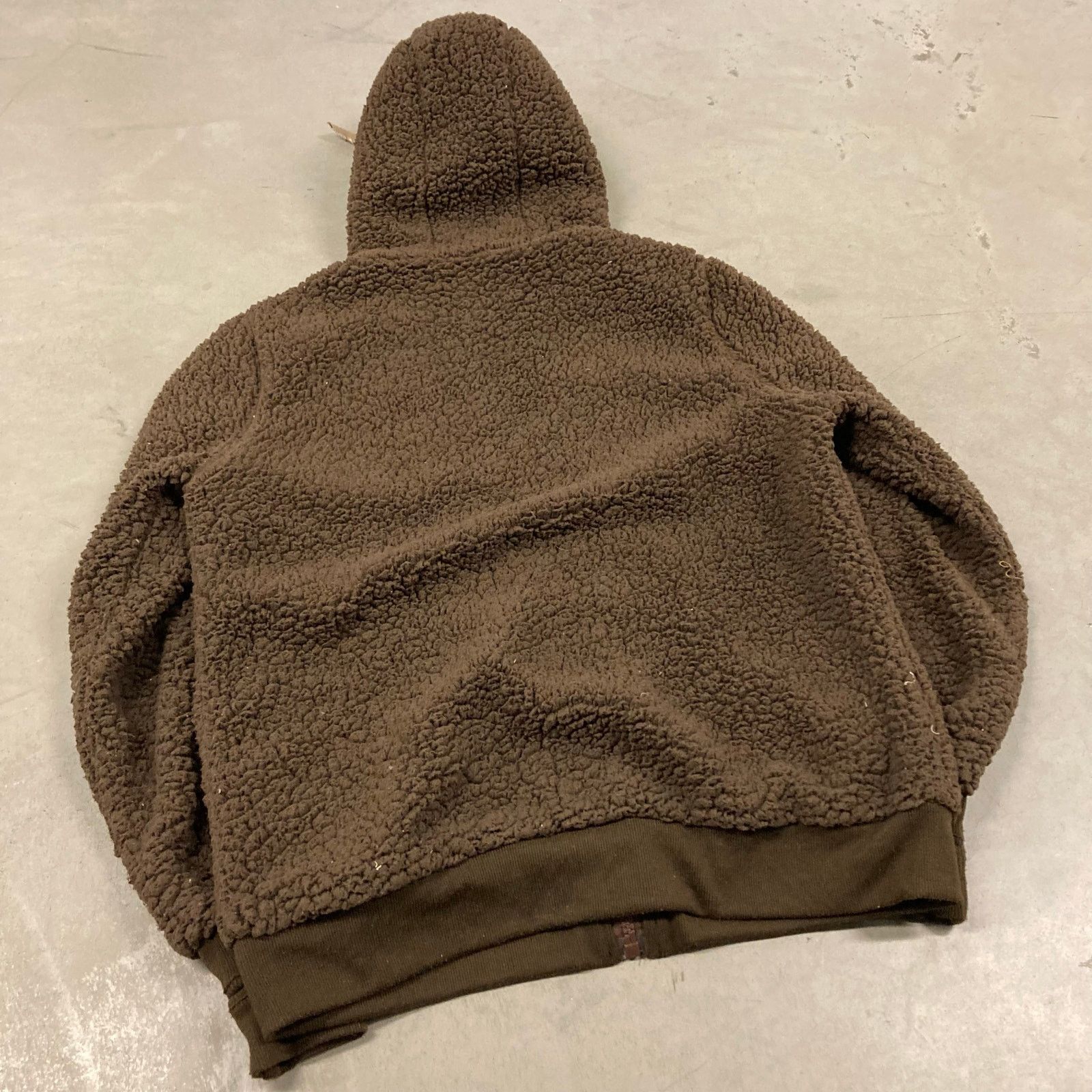 Vintage vintage y2k brown fur hoodie Size US M / EU 48-50 / 2 - 2 Thumbnail