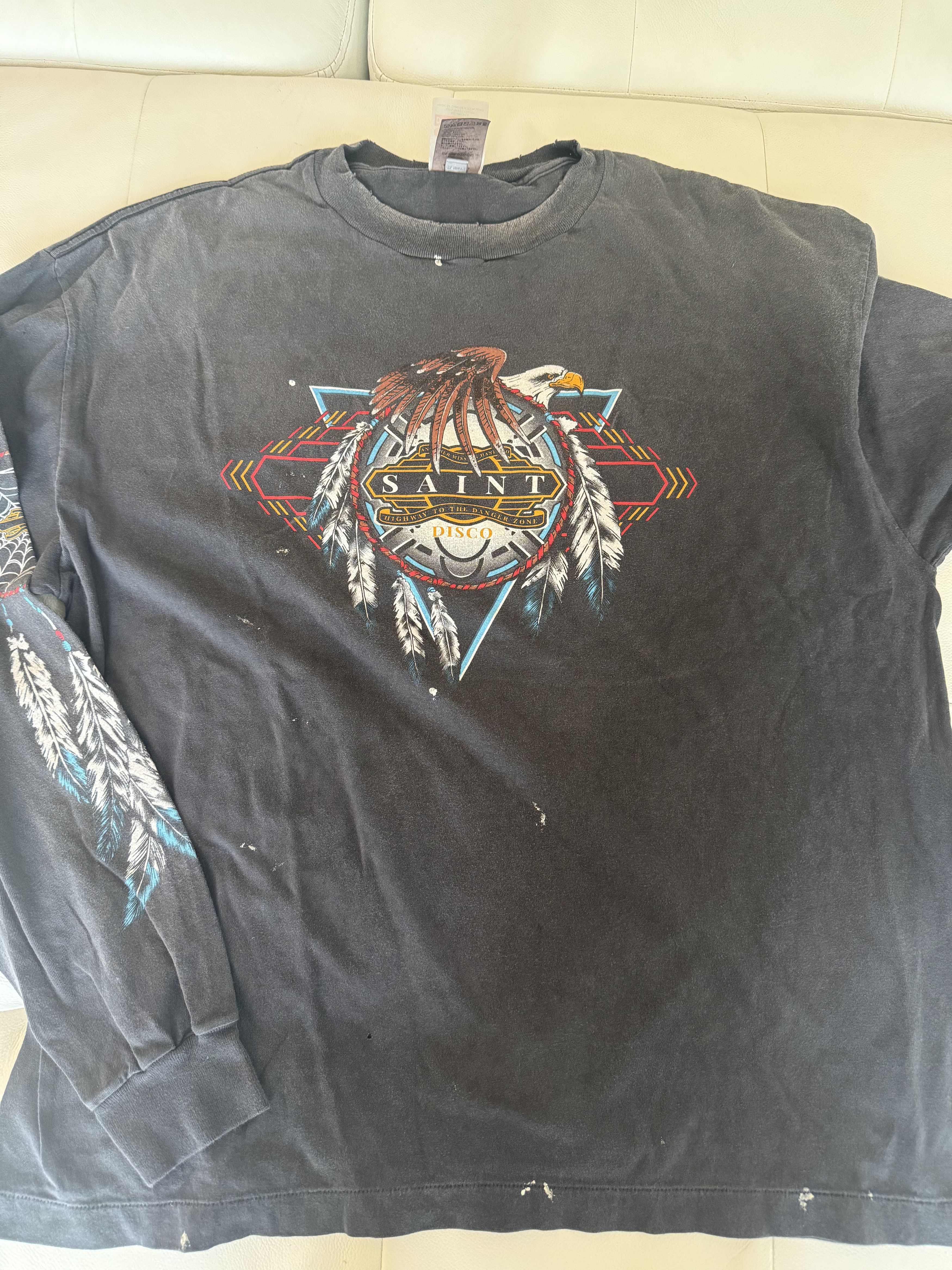 Saint Michael SAINT MICHAEL SAINT DISCO TEE Size US XL / EU 56 / 4 - 1 Thumbnail