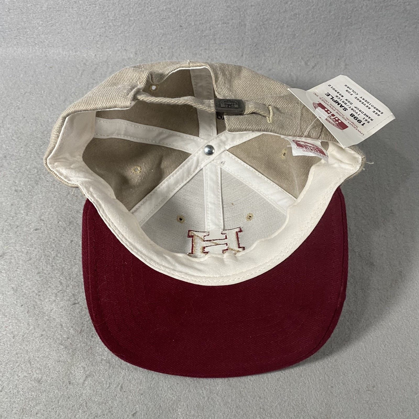 Other Vtg Harvard University Square Hat Baseball Cap USA Made NEW Size ONE SIZE - 5 Thumbnail