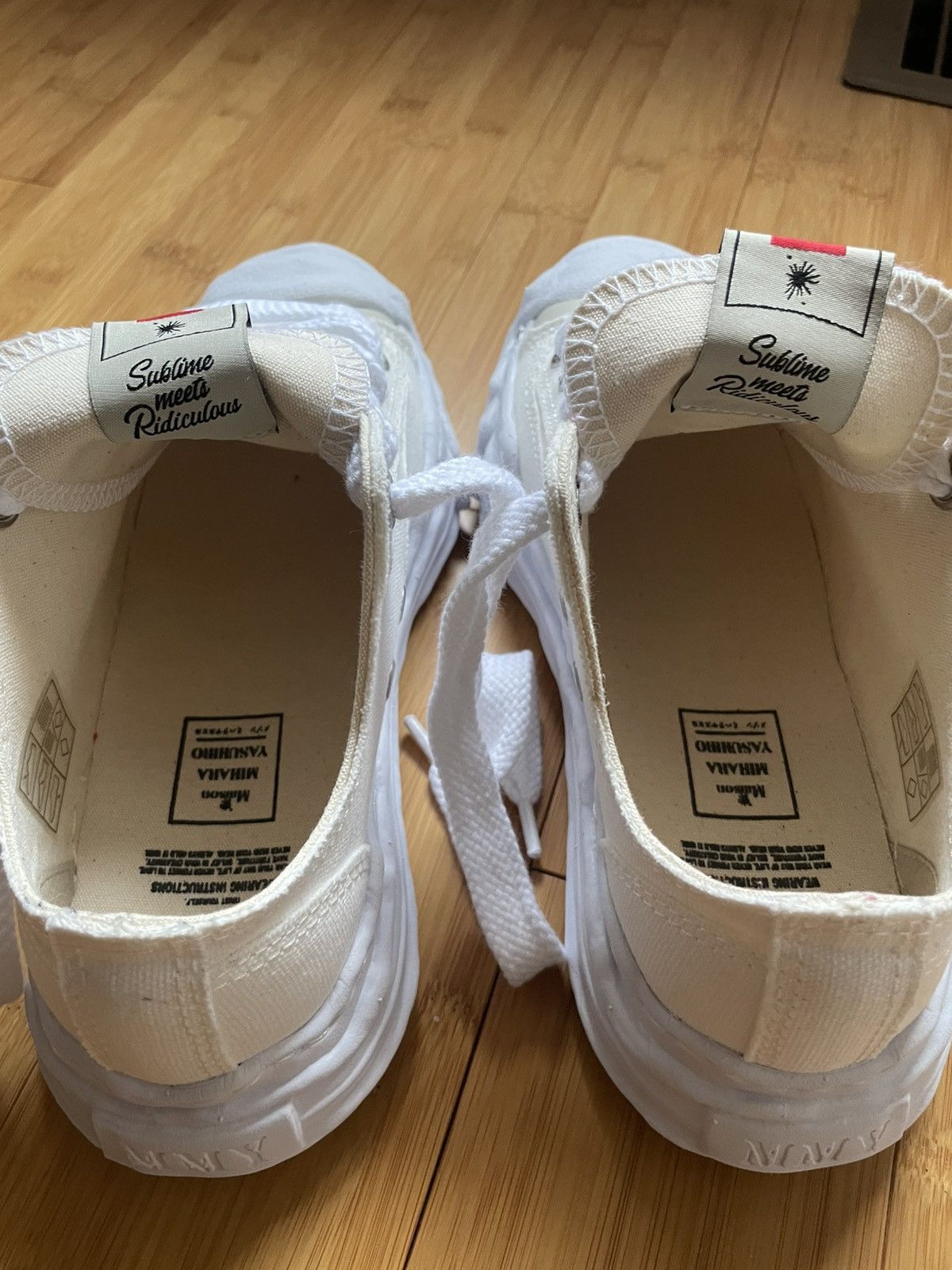 Maison MIHARA YASUHIRO Maison Mihara Yasuhiro White Low Top Sneakers Size 37 Size US 6 / IT 36 - 14 Thumbnail