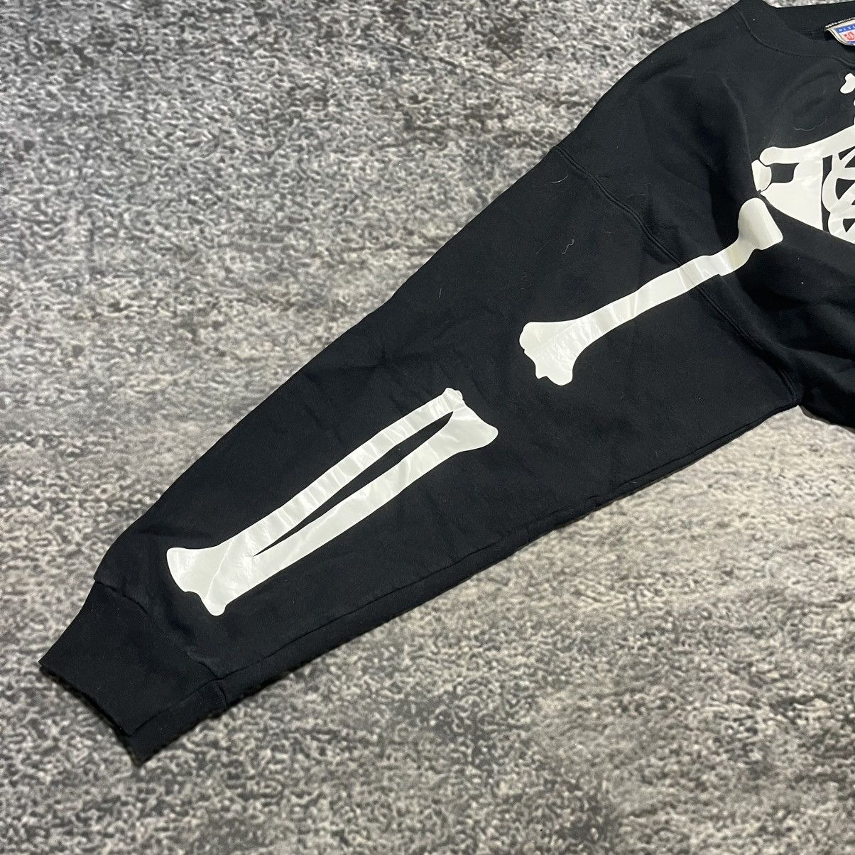 Vintage Vintage 90s Skeleton Grunge Skater Halloween Horror Crewneck Size US XL / EU 56 / 4 - 4 Thumbnail