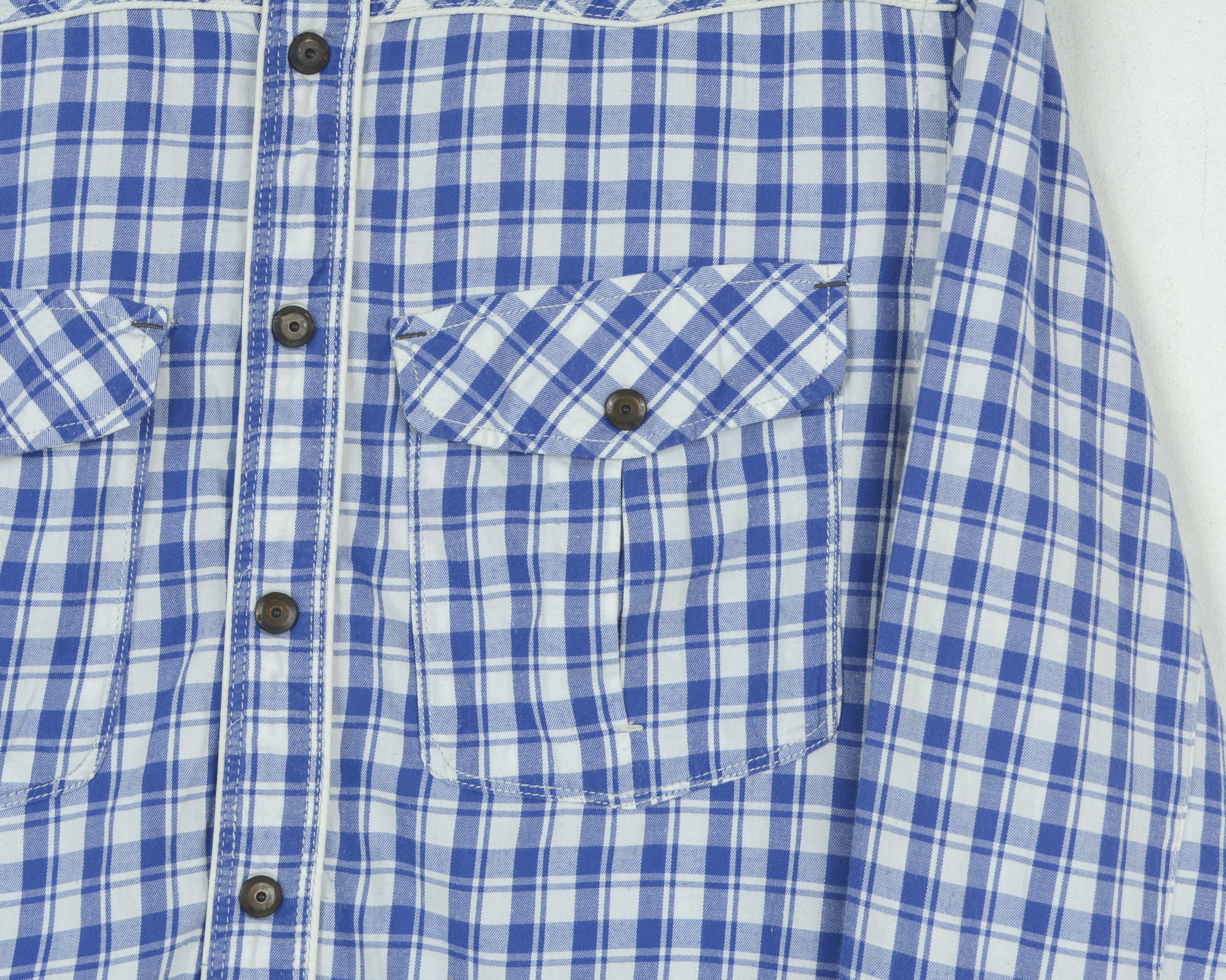 G-Star G STAR Johny Western Shirt L Casual Long Sleeve Check Plaid Size US L / EU 52-54 / 3 - 3 Thumbnail