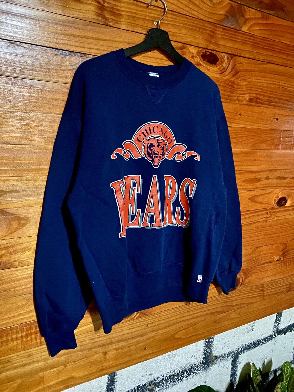 NFL Vintage 90s Russell Athletic Chicago Bears Sweatshirt – Navy Size US L / EU 52-54 / 3 - 5 Thumbnail