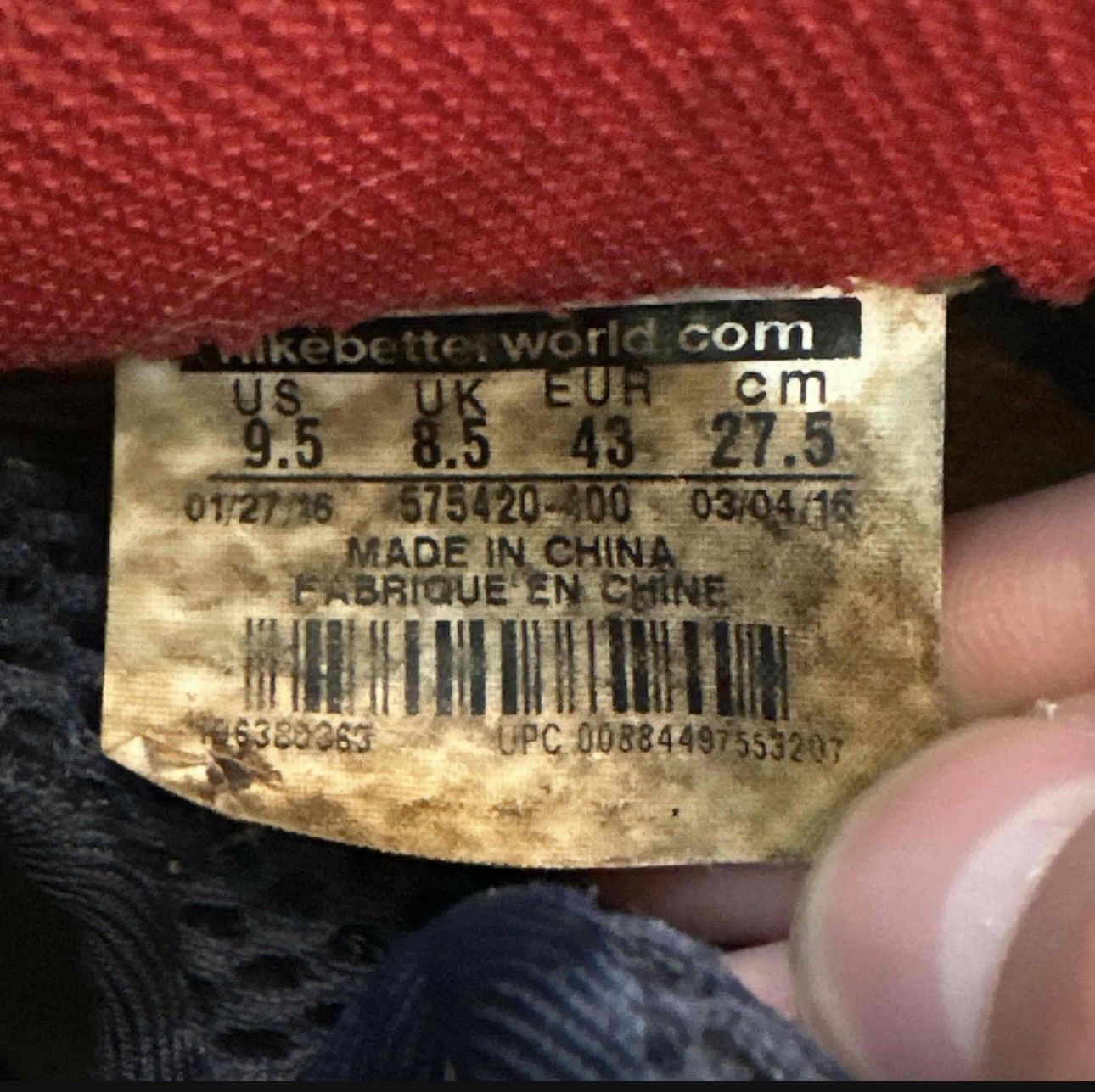 Nike Nike Air Foamposite One Olympic Size US 9.5 / EU 42-43 - 7 Thumbnail