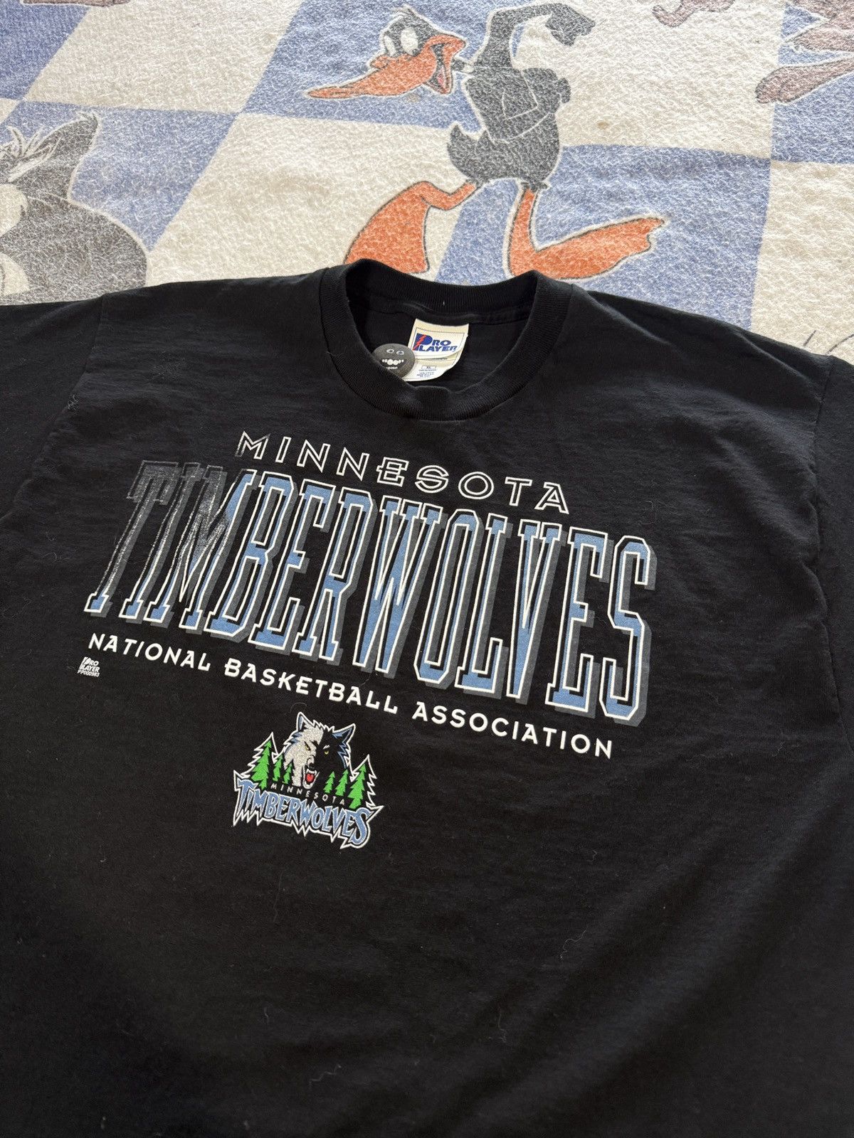 NBA Vintage minnesota timberwolves tee Size US XL / EU 56 / 4 - 2 Thumbnail