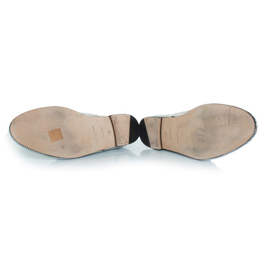 Saint Laurent Paris Saint Laurent, Lace up rhinestone derby Size US 11 / EU 44 - 7 Thumbnail