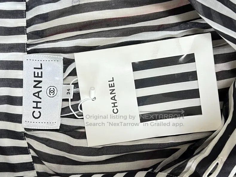 Chanel Chanel 24M Beach Series Striped Shirt Skirt Size XXS / US 00 / IT 34 - 7 Thumbnail