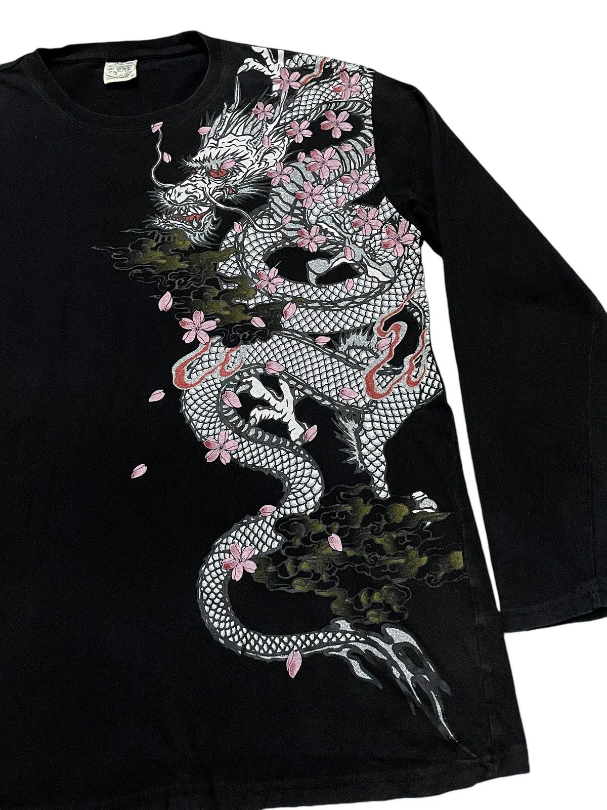 Hysteric Glamour × KMRii × Le Grande Bleu (L.G.B.) Cure All Japan Sukajan Dragon Spread Large Tattoo Yakuza Tee Size US XL / EU 56 / 4 - 3 Thumbnail
