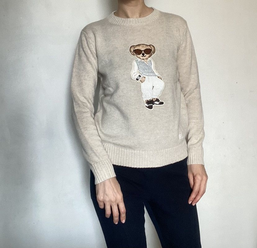 image of Ralph Laurent Cashmere Sweater in Beige, Women's (Size Medium)