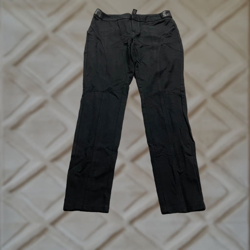 Vintage VINTAGE INC International Concepts Womens Pants Casual Tapered Fit Black Size 6 Stretch Size 28" / US 6 / IT 42 - 1 Thumbnail