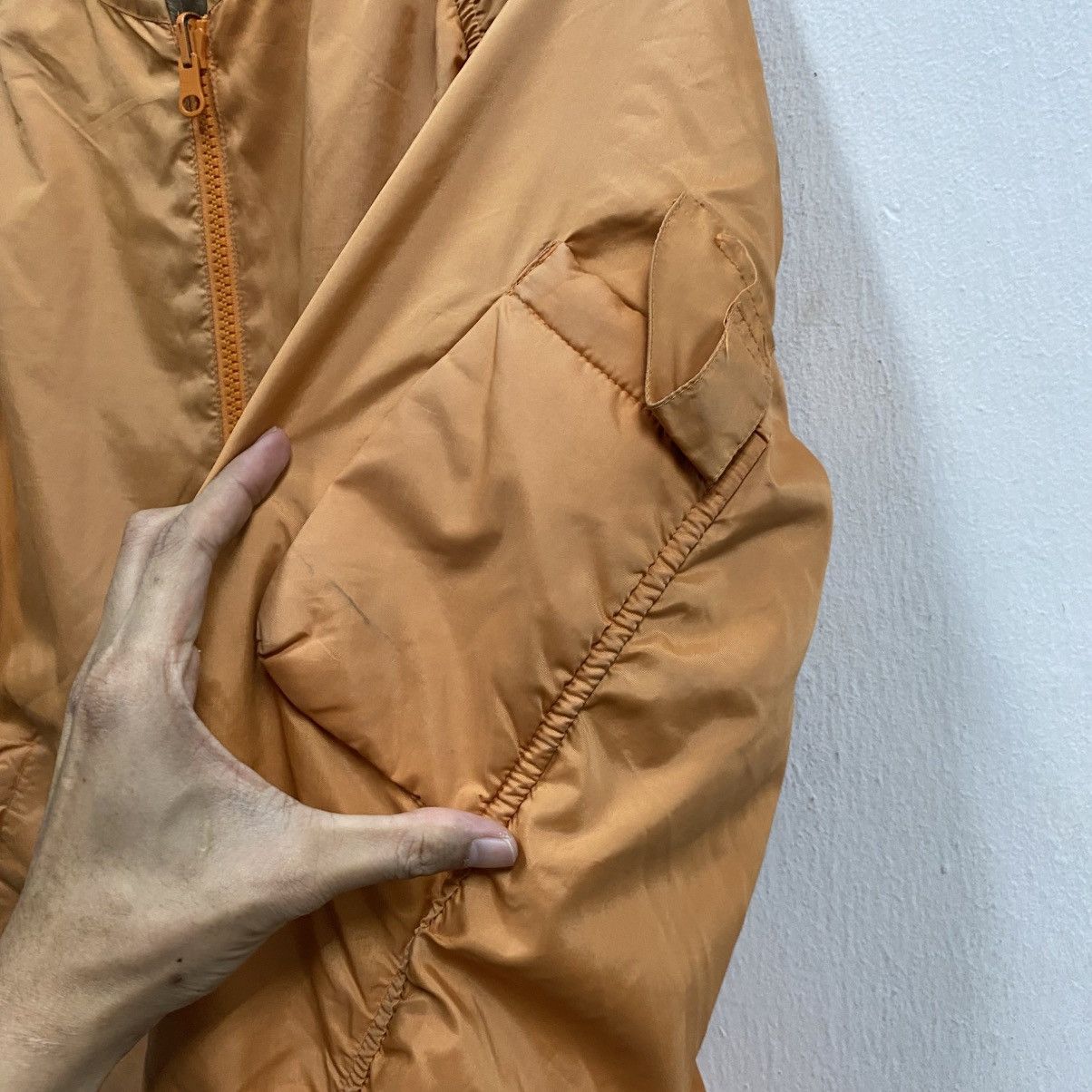 Final Home Vintage Final Home by Issey Miyake Reversible Bomber Jacket Size US M / EU 48-50 / 2 - 9 Thumbnail
