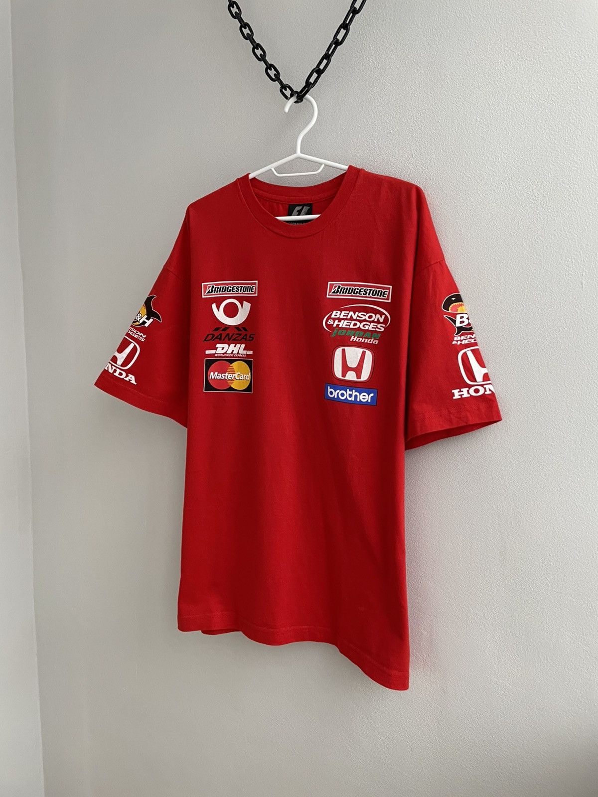Formula 1 Racing Formula 1 F1 90s 00s 2000s Honda Shirt Vintage Size US XL / EU 56 / 4 - 2 Thumbnail