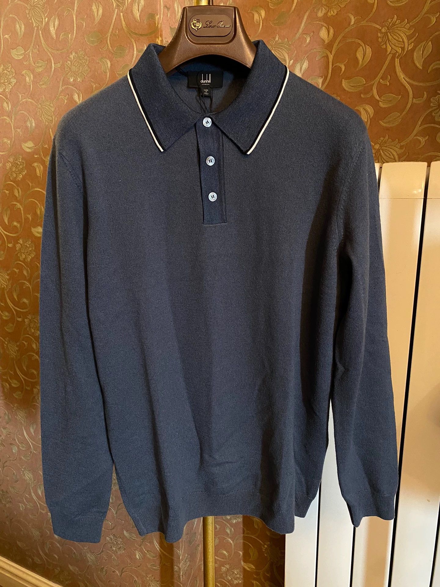 Alfred Dunhill dunhill Cashmere & Wool Blend Sweater Made in Italy Size M Size US M / EU 48-50 / 2 - 1 Thumbnail