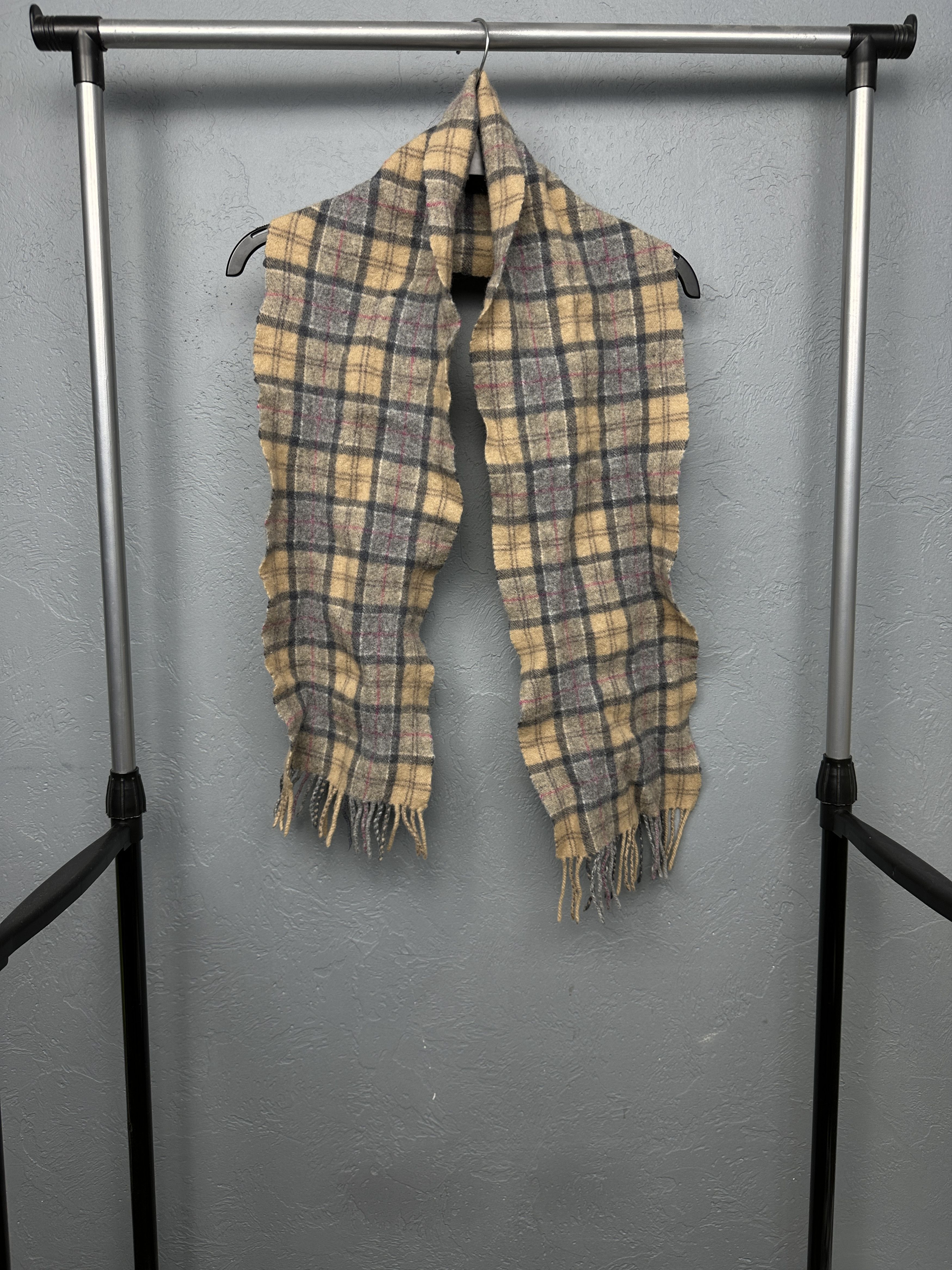 Barbour Barbour Mens Tartan Plaid Scarf Size ONE SIZE - 1 Thumbnail
