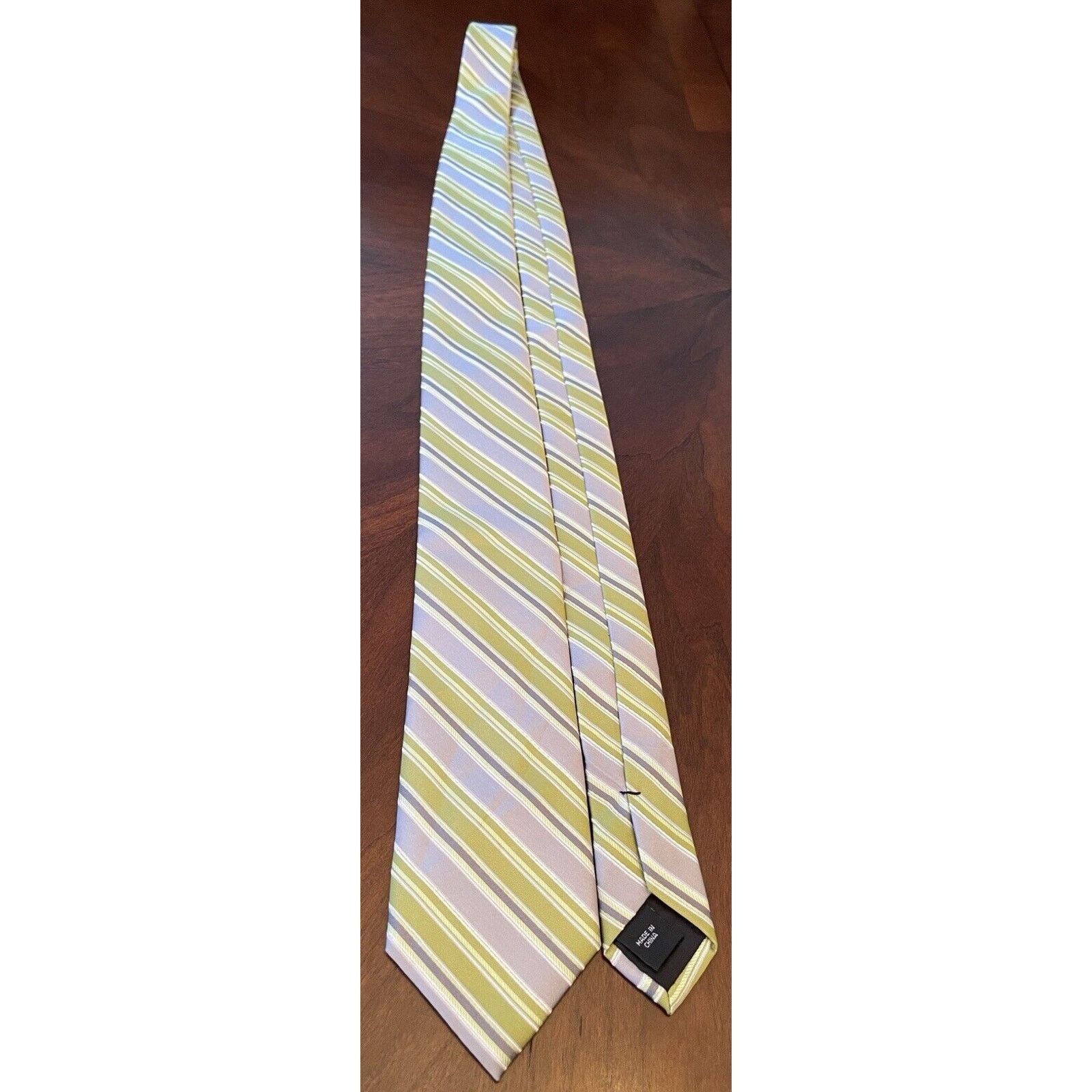 Van Heusen Van Heusen Green Gray 100% Polyester Made In China Size ONE SIZE - 3 Thumbnail