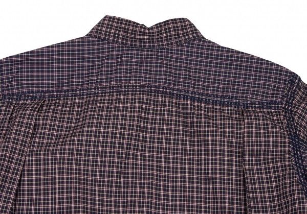 Junya Watanabe Shirt Triple-stitched checkered elbow patch Multicolor Size US S / EU 44-46 / 1 - 9 Thumbnail