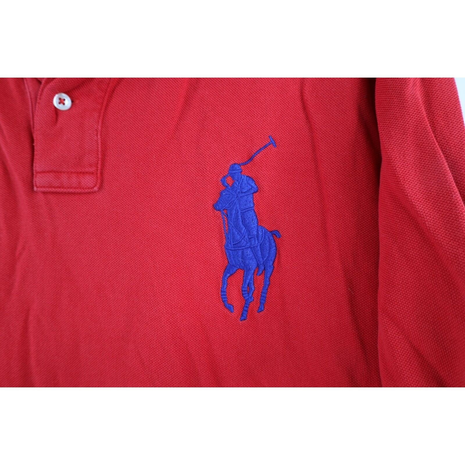 Ralph Lauren Vintage Ralph Lauren Faded Big Pony Logo Collared Golf Polo Size US XXL / EU 58 / 5 - 4 Thumbnail