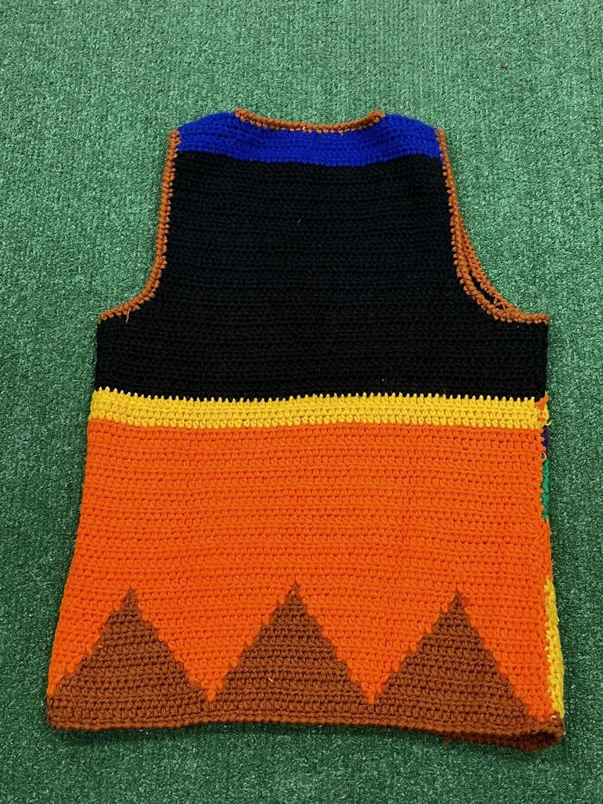 Vintage Vintage 70s Kimlon Knit Sweater Size L / US 10 / IT 46 - 3 Thumbnail
