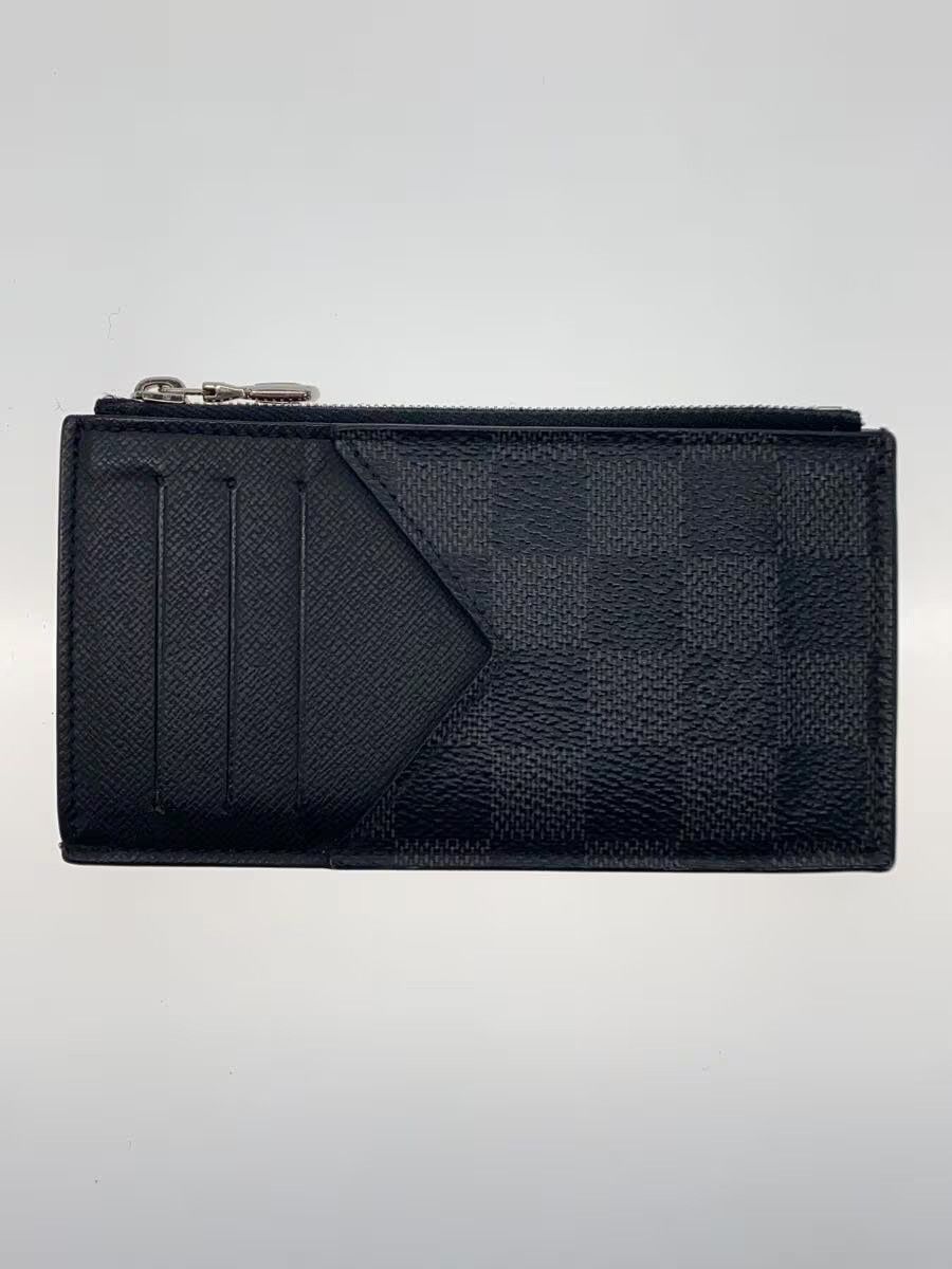 Louis Vuitton Louis Vuitton Damier Graphite Coin Card Holder Black Size ONE SIZE - 1 Thumbnail