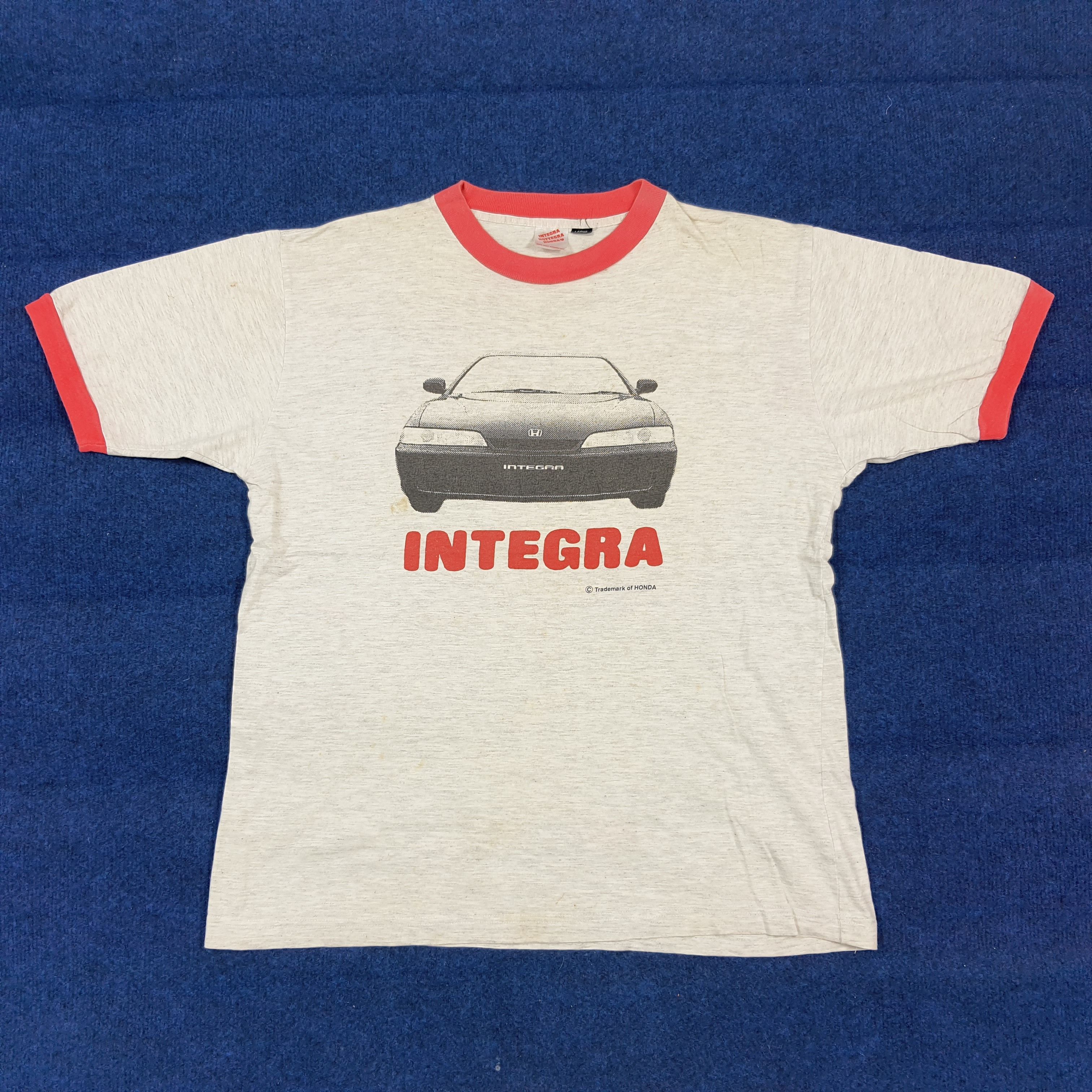 Honda Vintage Integra Nottegra Honda Mirror Print Tshirt C299N30 Size US L / EU 52-54 / 3 - 1 Thumbnail