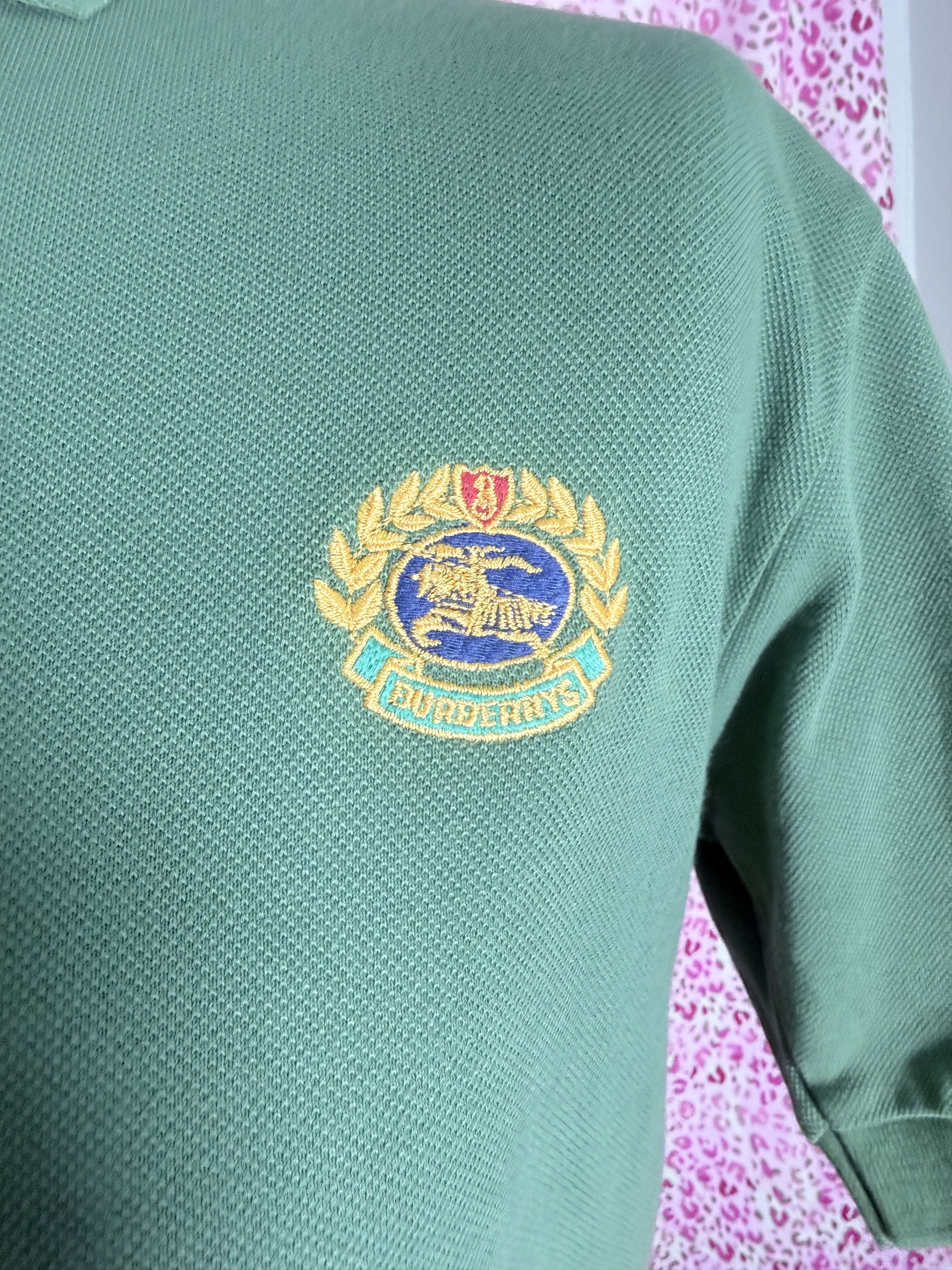 Burberry Burberrys 90s Vintage Polo Size US XL / EU 56 / 4 - 2 Thumbnail