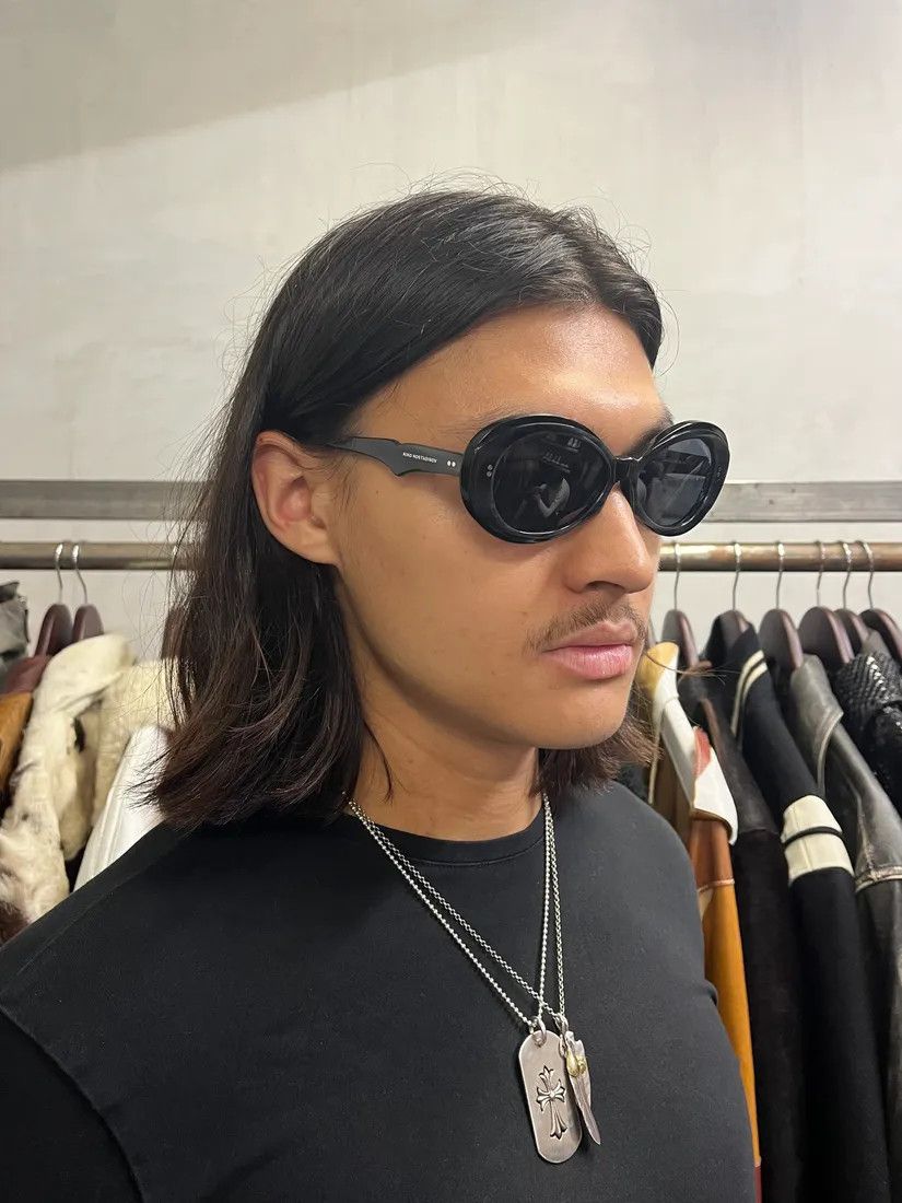 Kiko Kostadinov × Vintage Kiko Kostadikov Phantom Black Sunglasses Size ONE SIZE - 2 Thumbnail