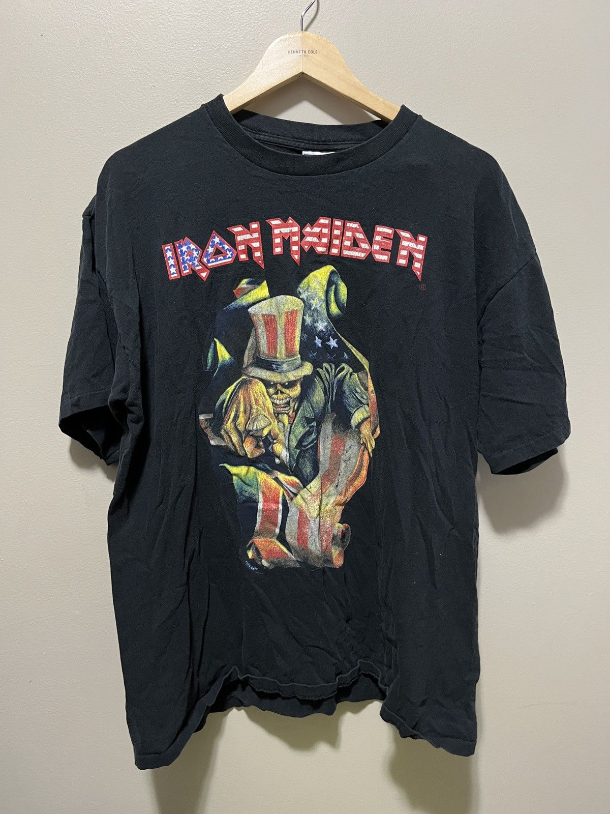 Iron Maiden Vintage Iron Maiden Tee Size US XL / EU 56 / 4 - 1 Thumbnail