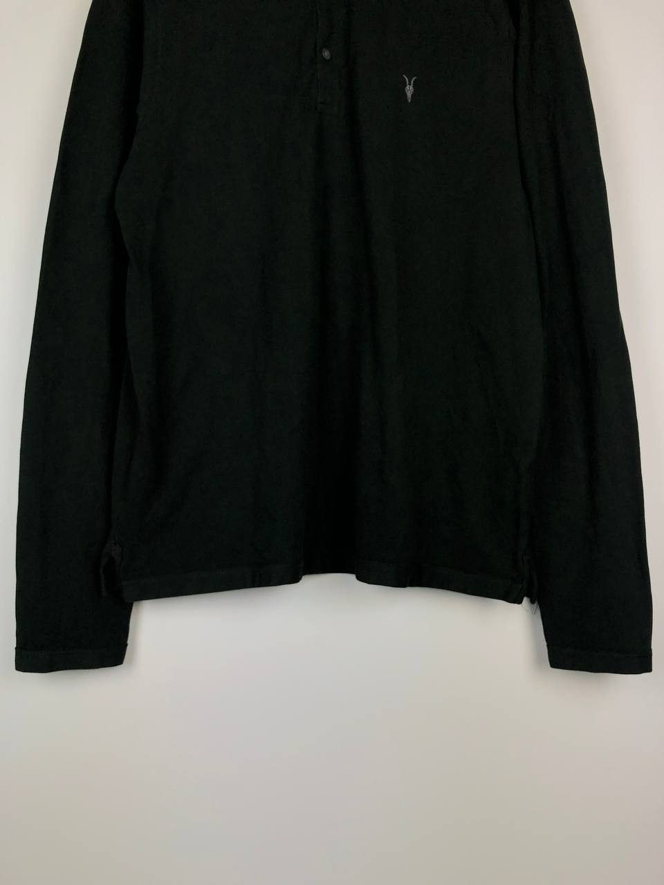 Allsaints Allsaints Longsleeve Pullover Jumper Embroidered Logo Black Size US XL / EU 56 / 4 - 3 Thumbnail