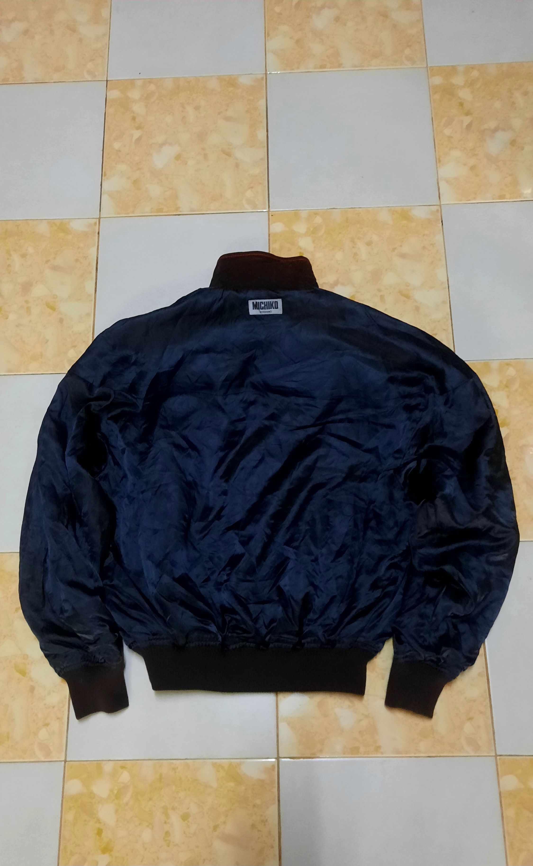 Japanese Brand × Michiko Koshino Michiko koshino snake velvet bomber jacket Size US L / EU 52-54 / 3 - 9 Thumbnail