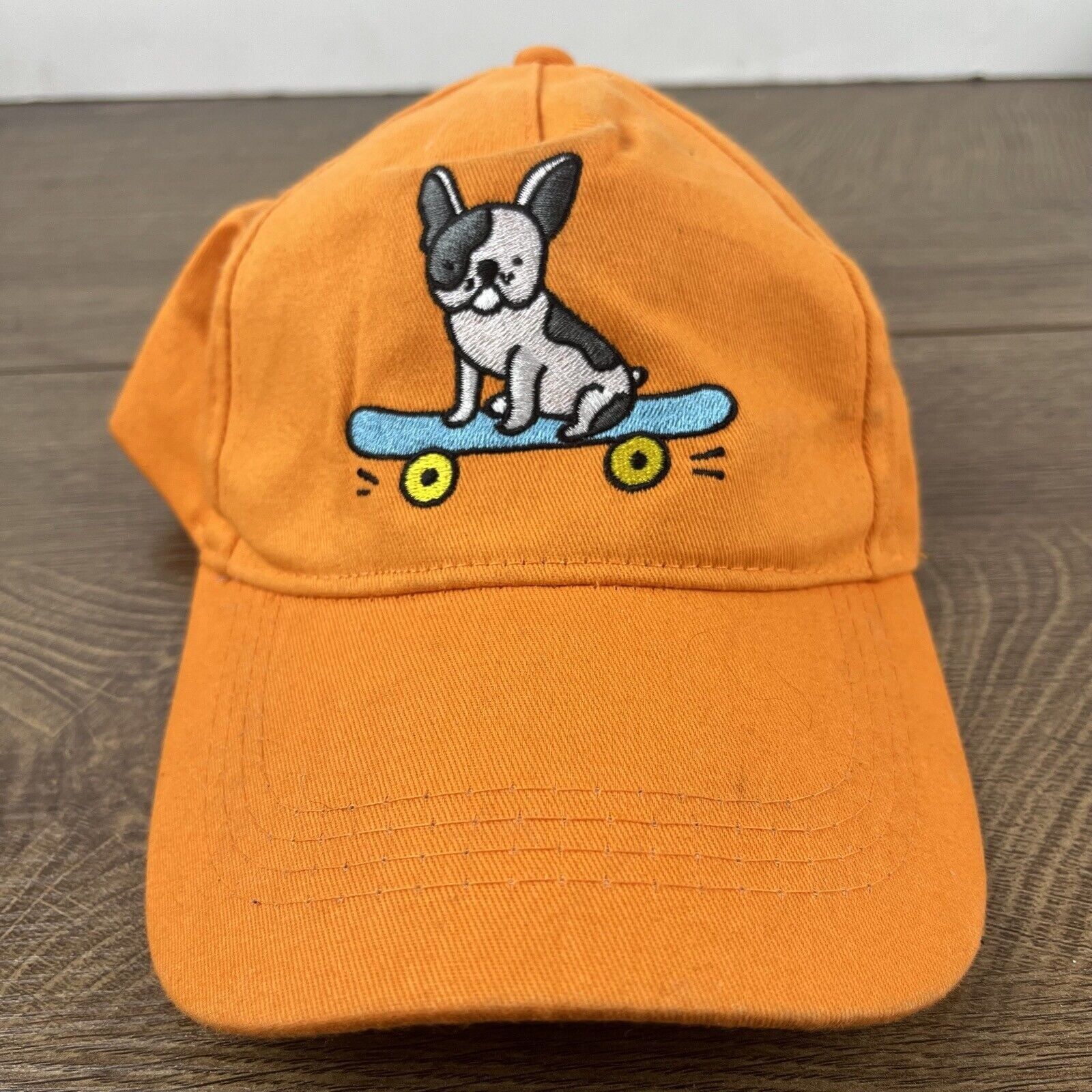Other Skateboard Dog Hat Adjustable Hat Orange Adjustable Hat Adul Size ONE SIZE - 5 Thumbnail