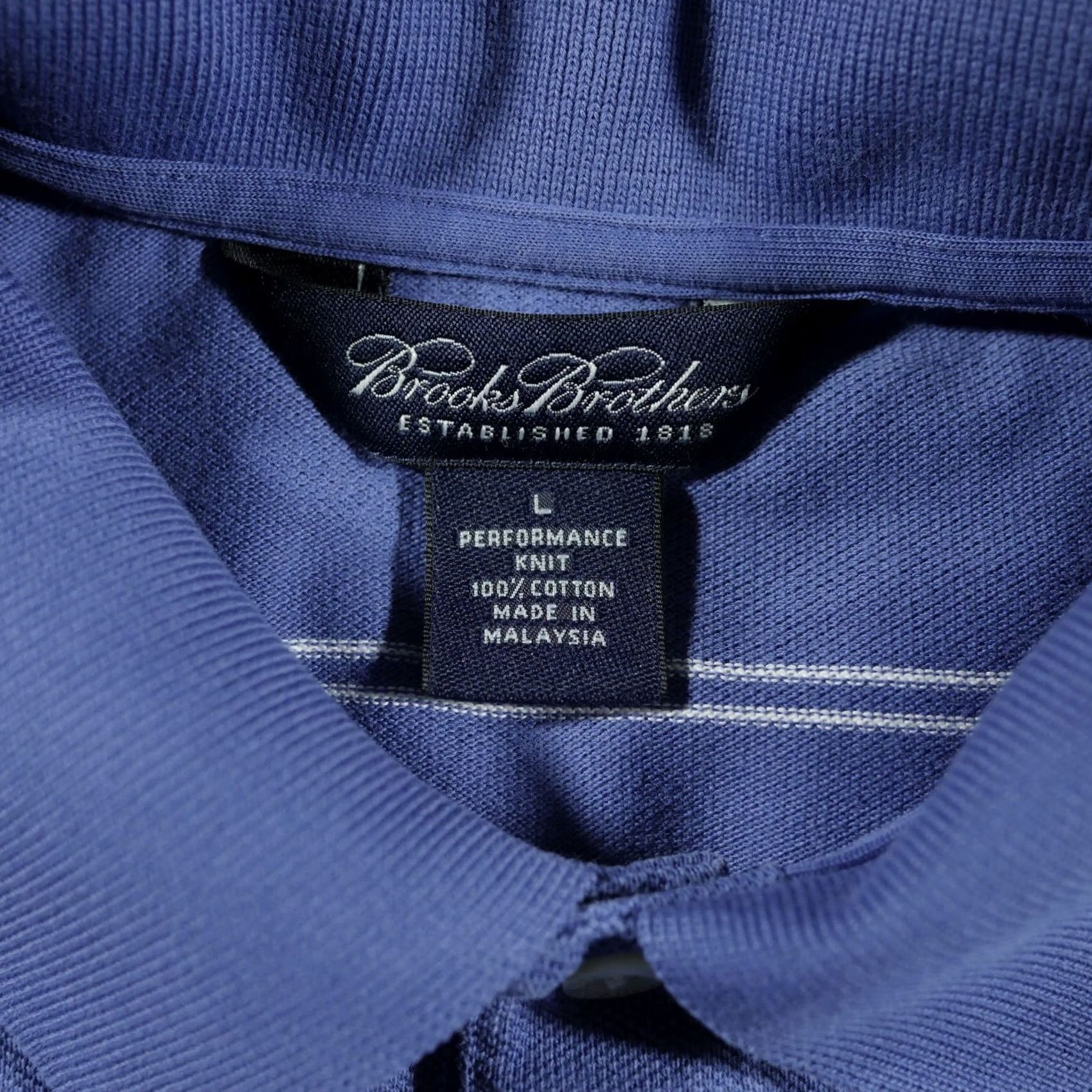Brooks Brothers Brooks Brothers Polo Shirt Mens L Performance Stripes Golf Casual Active Shirt Size US L / EU 52-54 / 3 - 5 Thumbnail