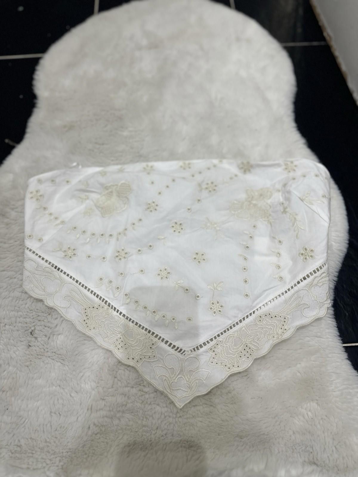 Zara ZARA embroidered cropped top with open back Size XXL / US 16-18 / IT 52-54 - 3 Thumbnail