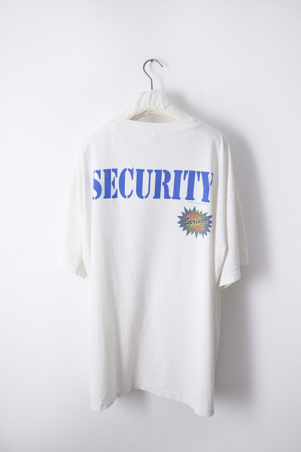 Vintage 1990's Jerry Springer Security t-shirt / Stanley Desantis Size US XL / EU 56 / 4 - 1 Thumbnail